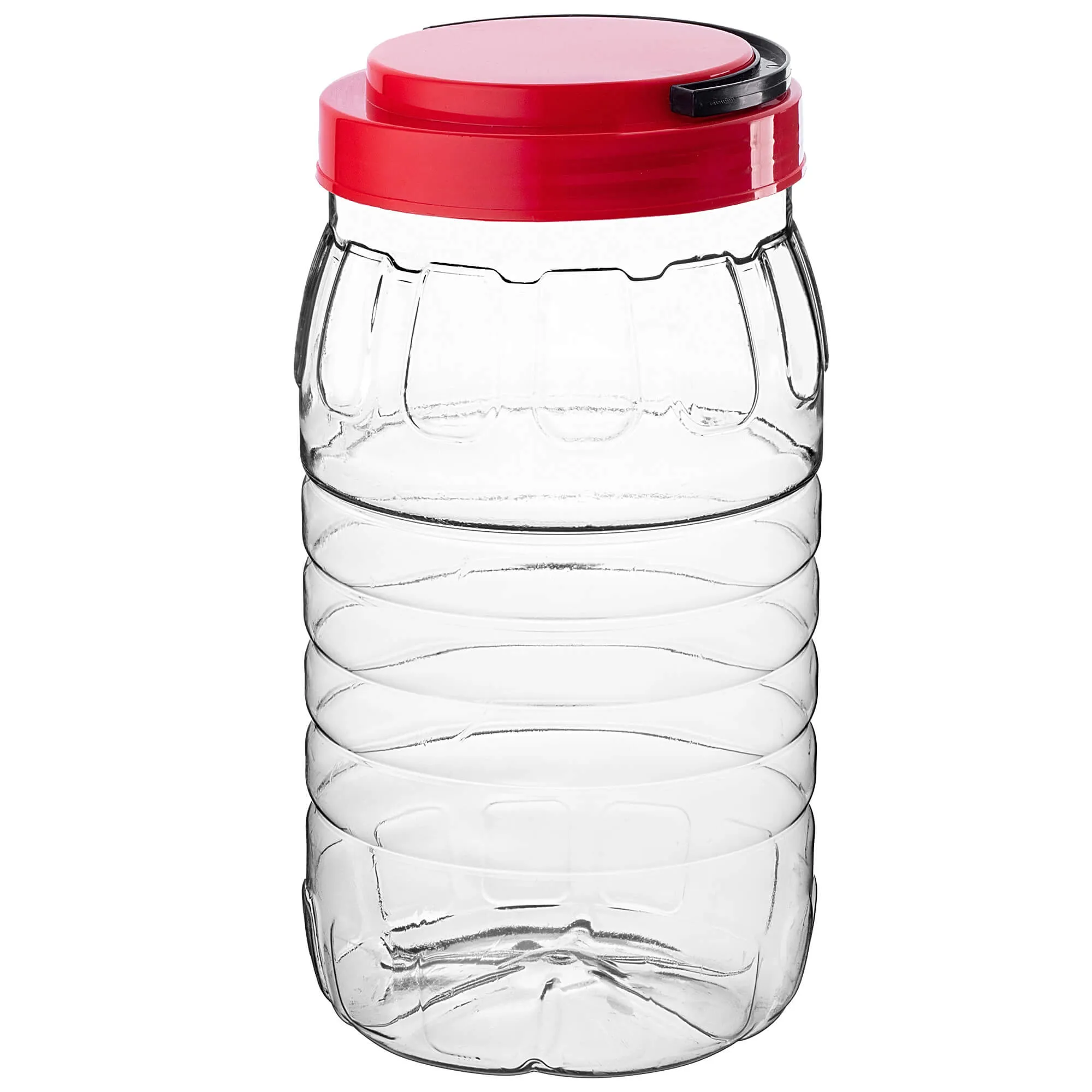 PET indelis su užsukamu dangteliu ir rankena „Riccia universal“ 3 l, 1 vnt.