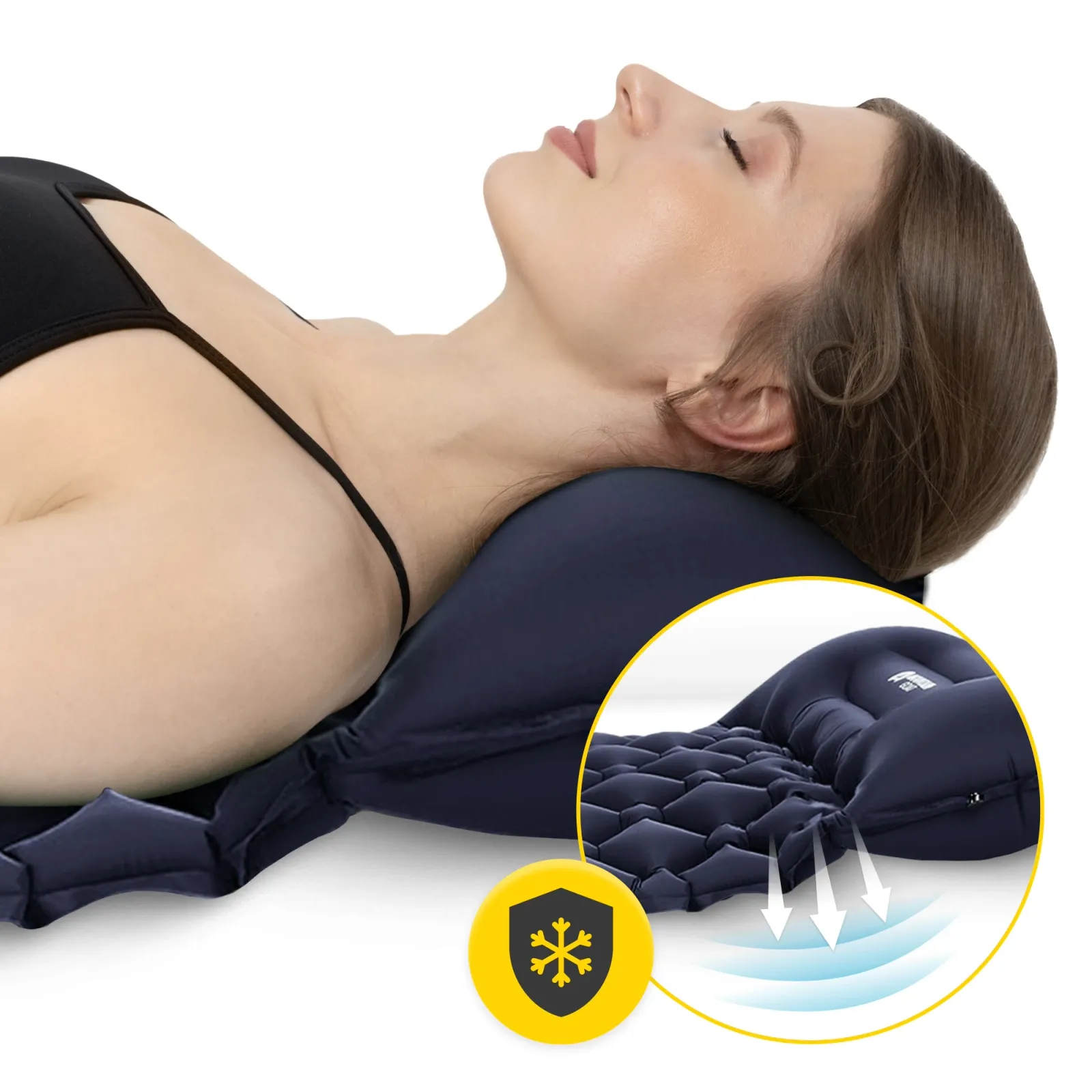 „Mountain Goat“ vienvietis savaime prisipučiantis pripučiamas turistinis čiužinys