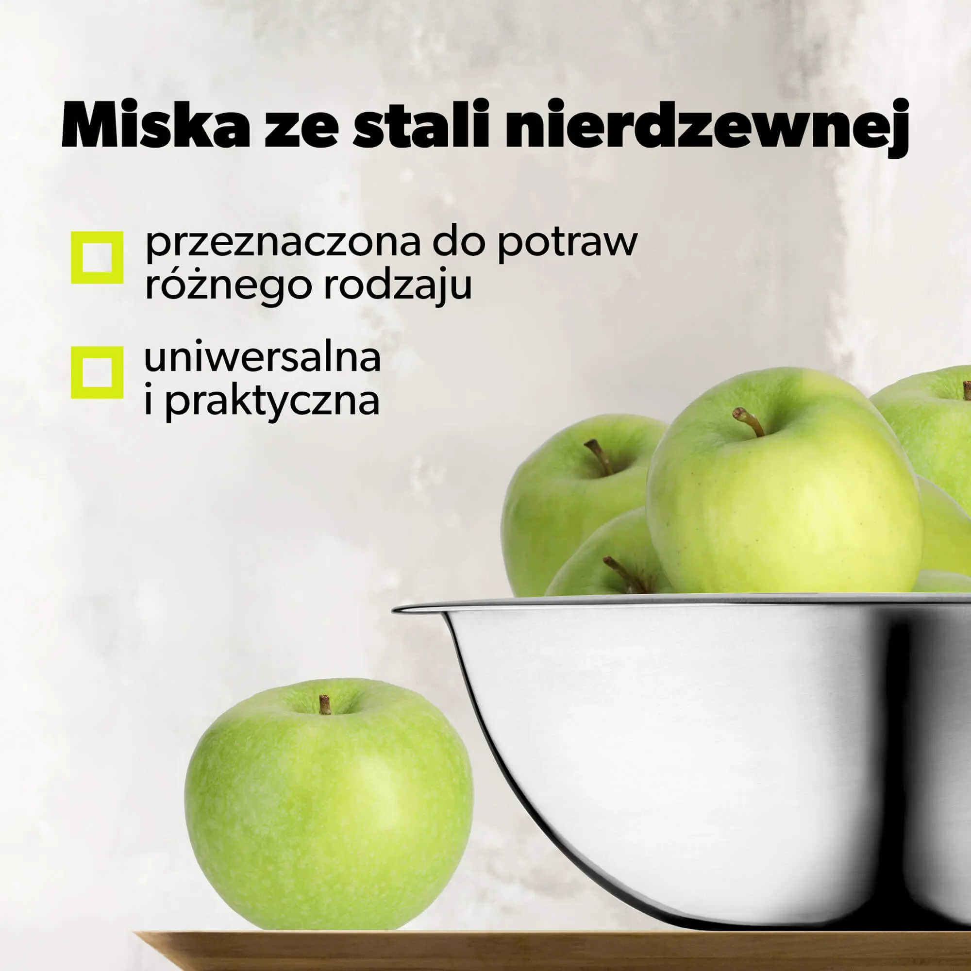 Fjus nerūdijančio plieno virtuvinis dubuo 28 cm