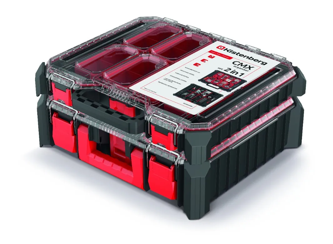 KISTENBERG CMX 45 BS žemas organizatorių komplektas – KCXS4540BS – juodas