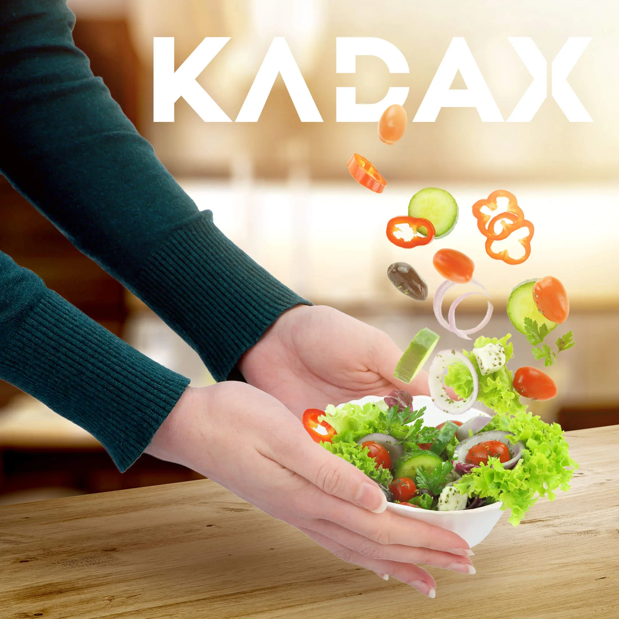 Auris stiklinis salotų dubuo 13 x 5 cm, baltas