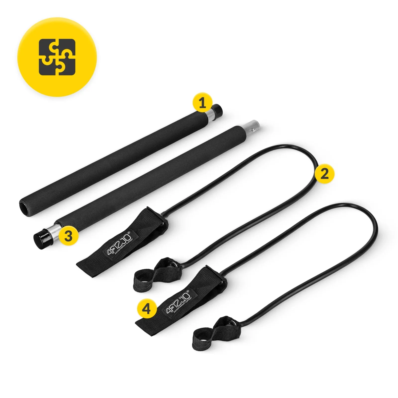 Pilateso treniruočių strypas su plėtikliais