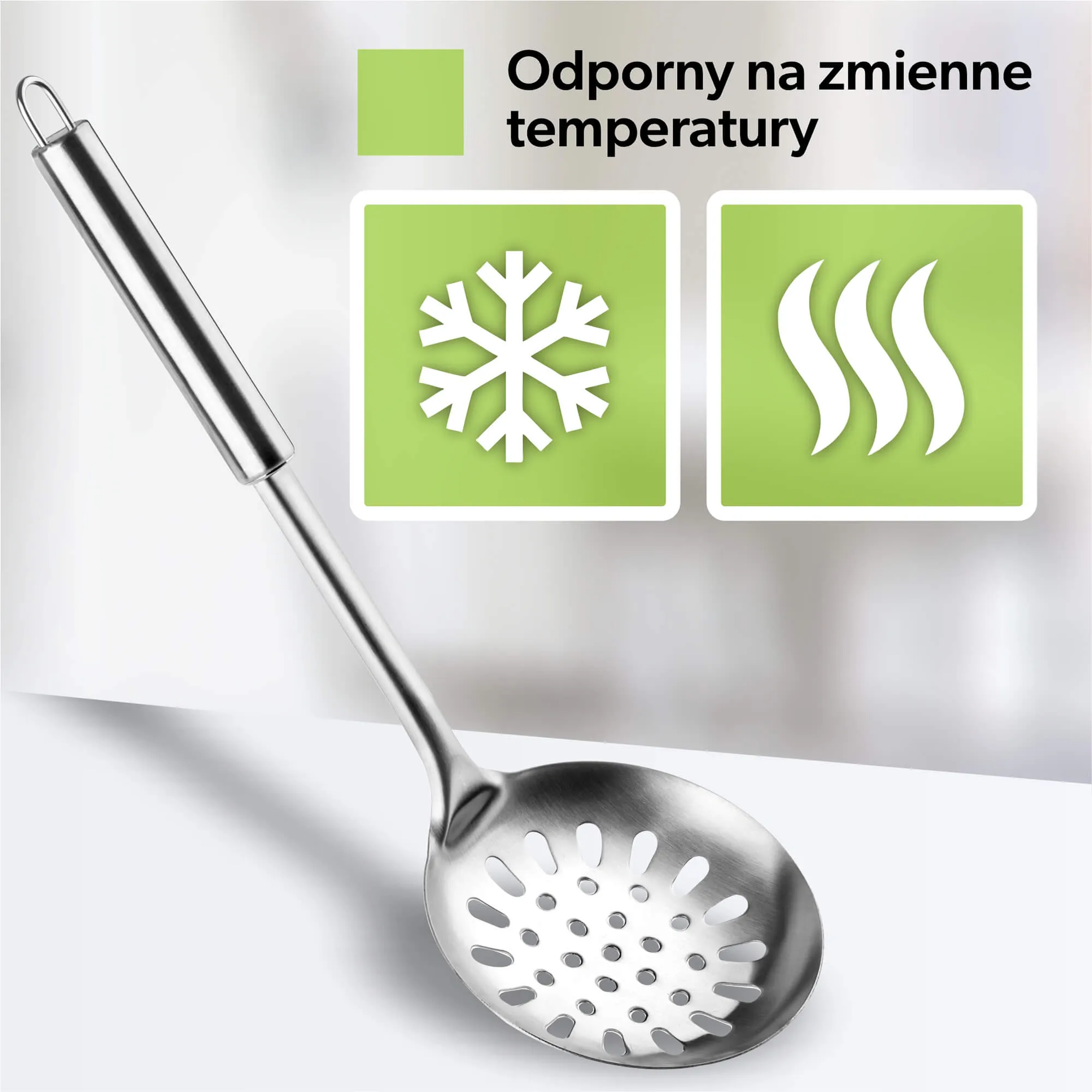 „Naset“ nerūdijančio plieno nugriebtuvas, 33 x 11 cm, sidabro spalvos