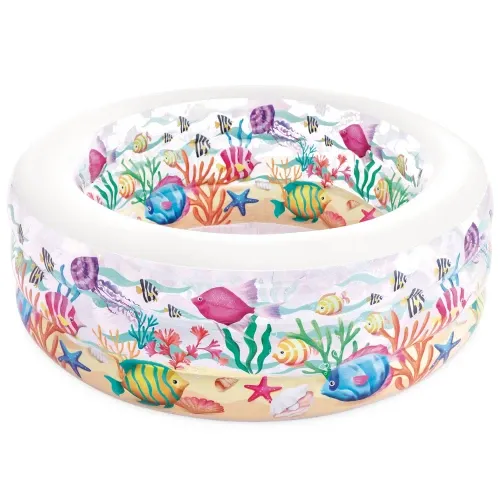 Pripučiamas baseinas, vaikiškas baseinėlis, akvariumas, 152x56 cm, INTEX 58480 - nuotrauka 1