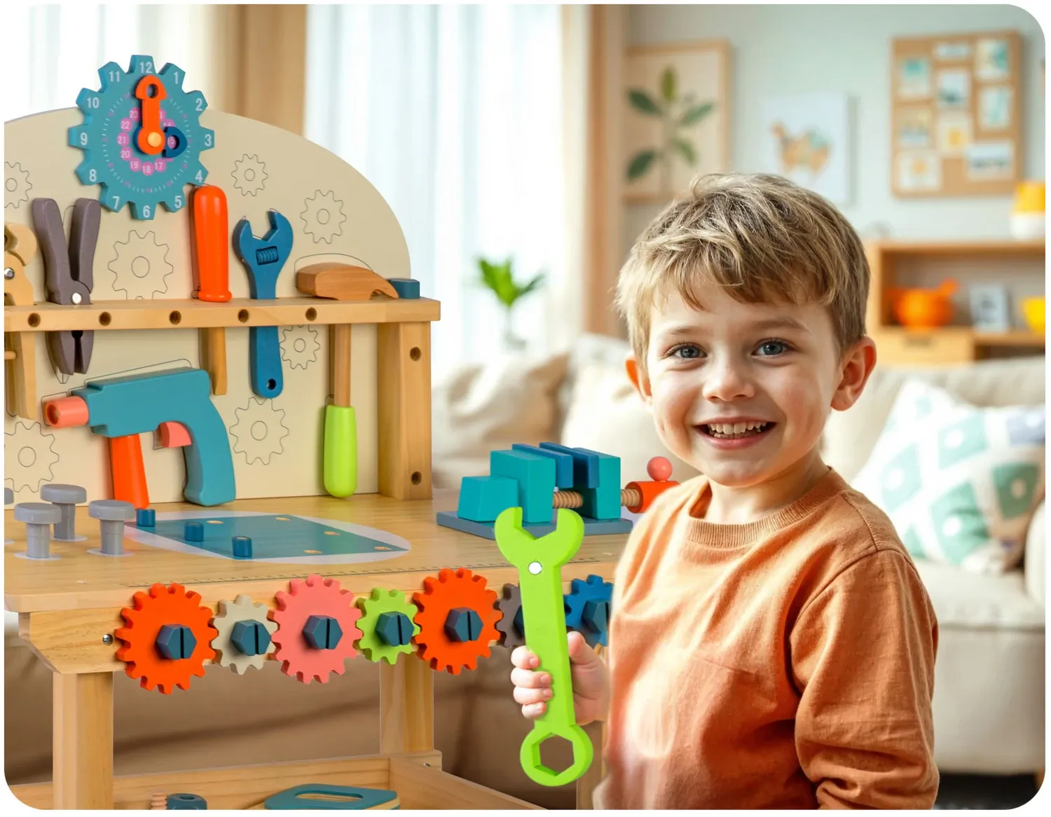 Medinių įrankių dirbtuvės RK-876 Ricokids - nuotrauka 1