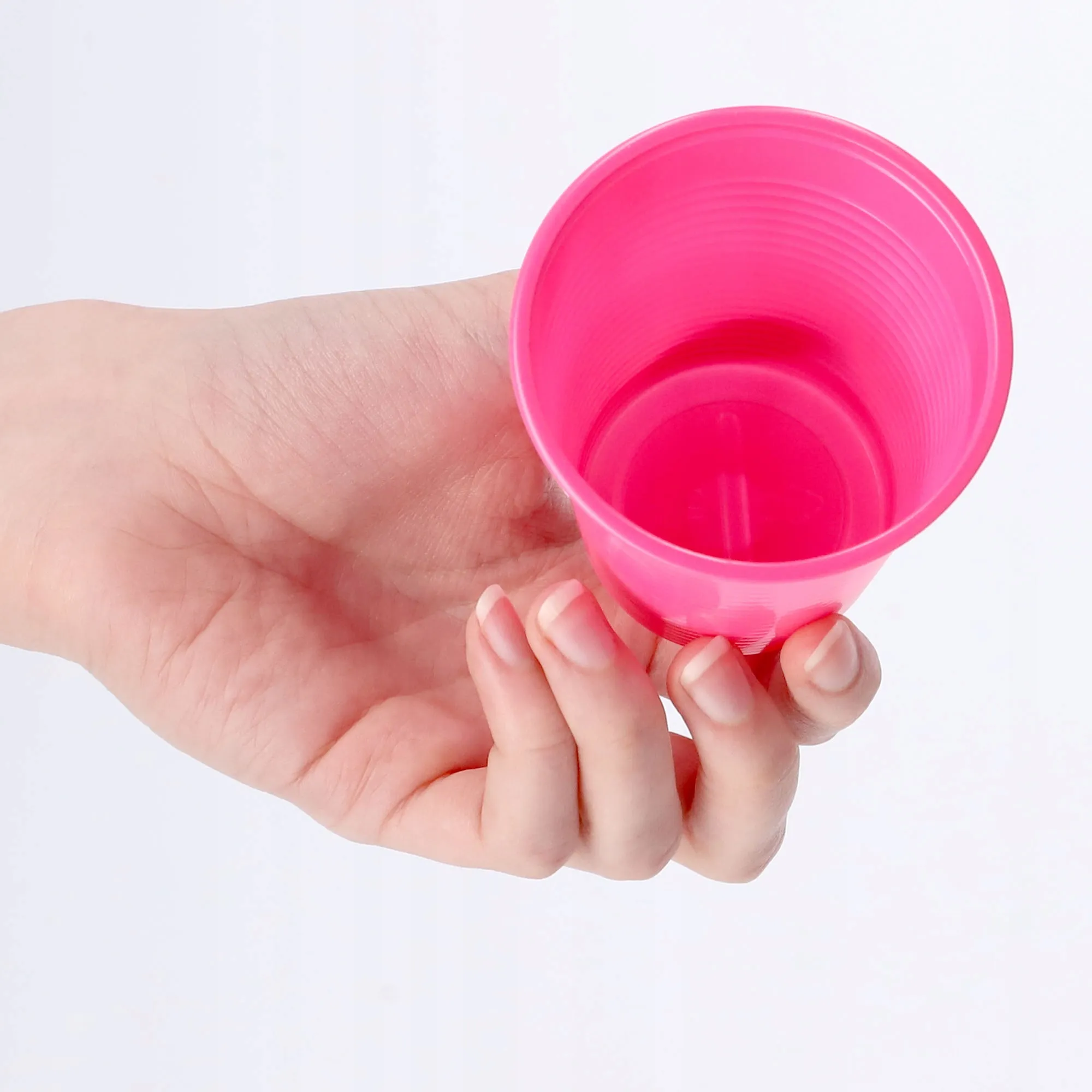 Ravi vienkartiniai puodeliai 200 ml, 6 vnt., rožiniai