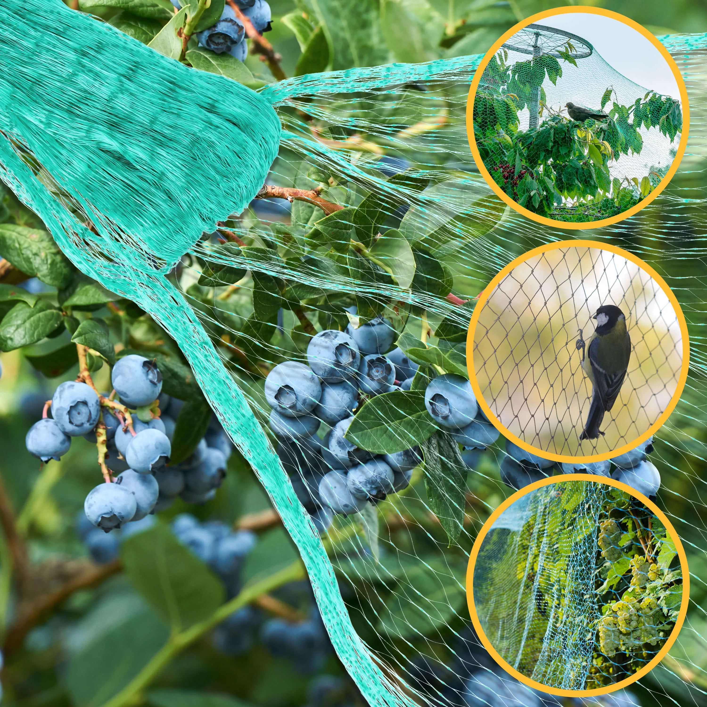 Trivio paukščių apsaugos tinklas 8 x 50 m