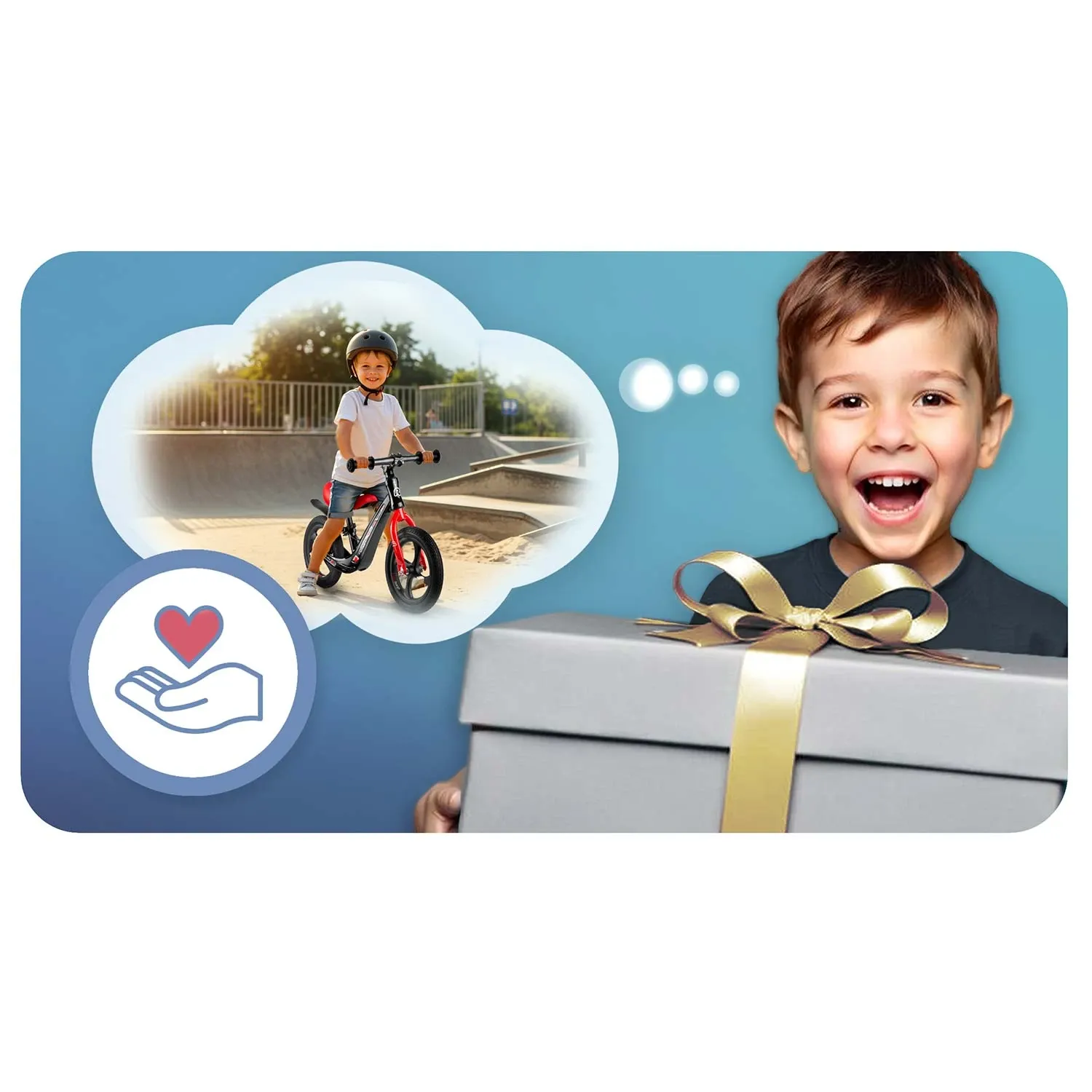 Ricokids FUNNU balansinis dviratis vaikams - nuotrauka 1