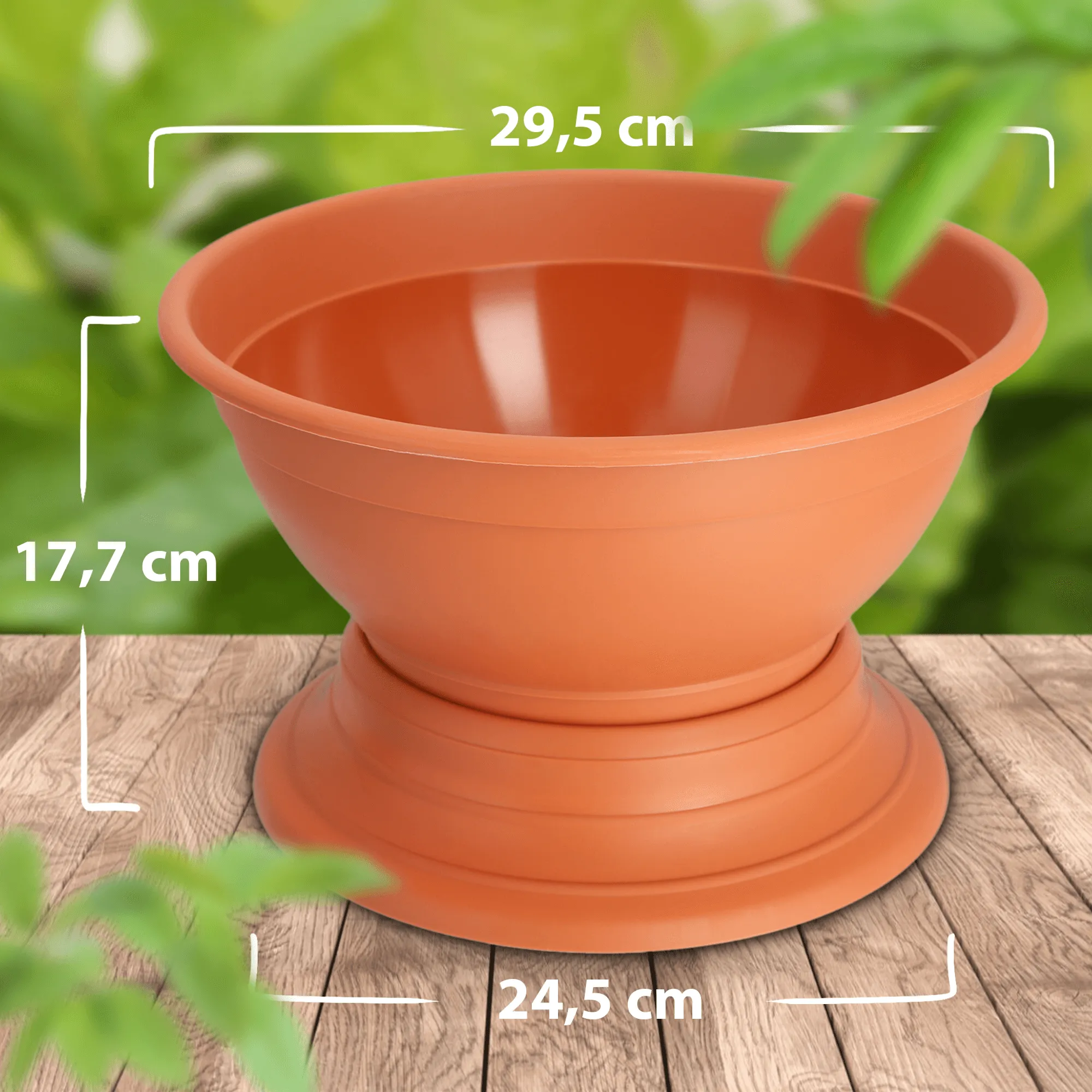Ulmi kapinių gėlių dubuo 29 cm