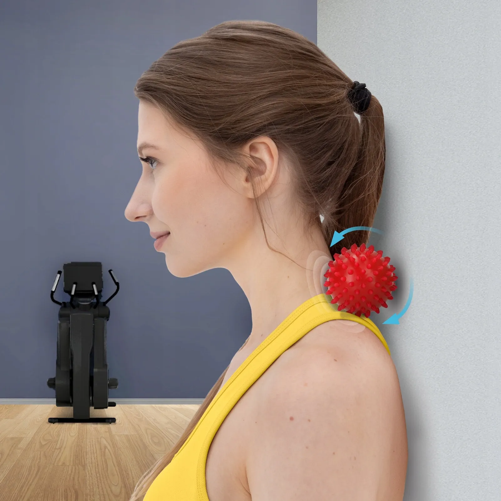 Dvigubas sensorinis masažo kamuoliukas