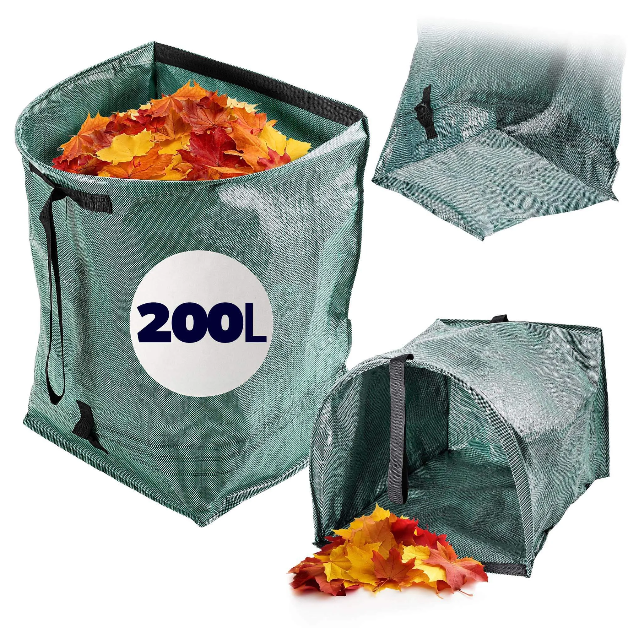 „Montbard“ 200 l sulankstomas sodo krepšys, žalias