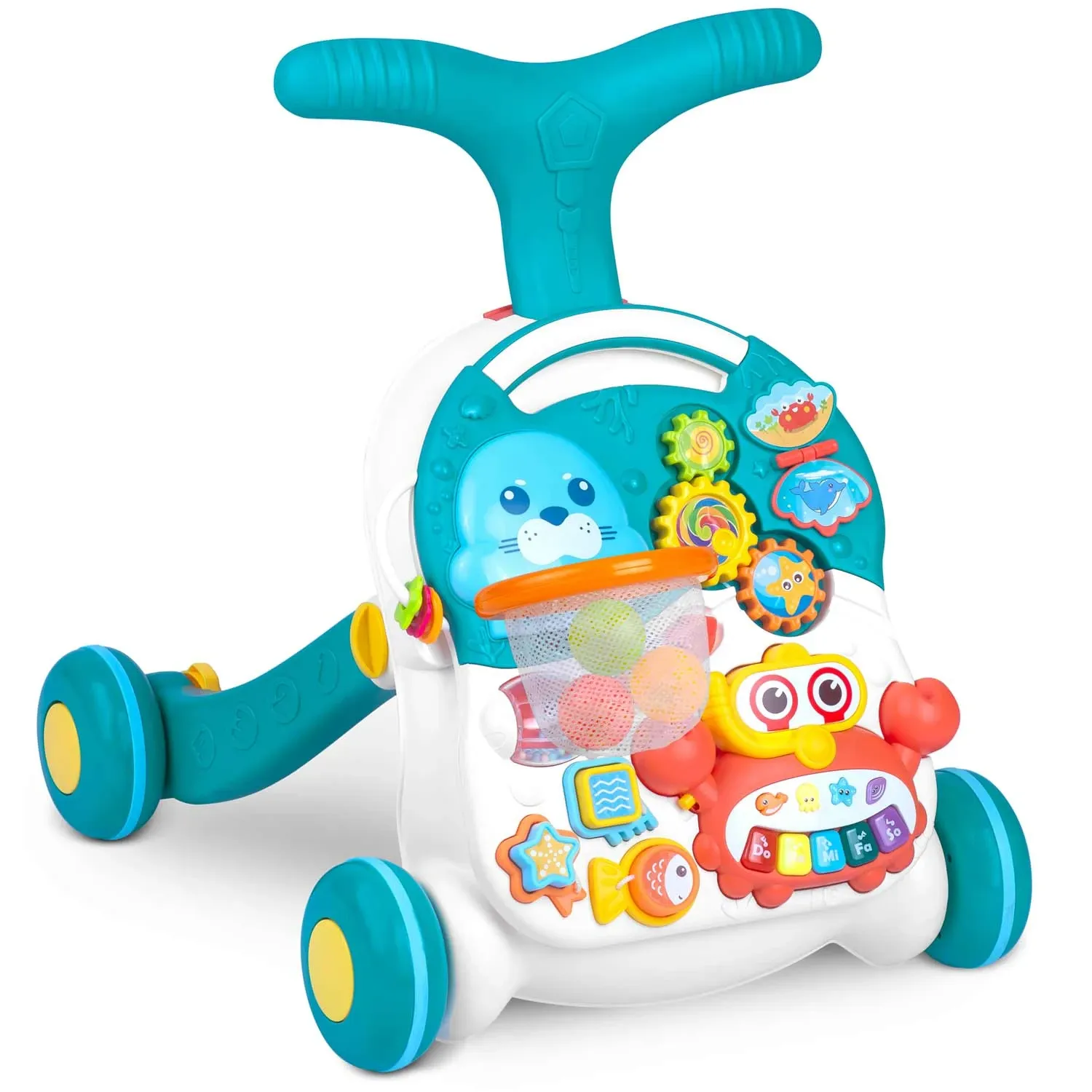 Švietimo stalas stūmimui 3in1 RK-810 baltas ir mėlynas - nuotrauka 1