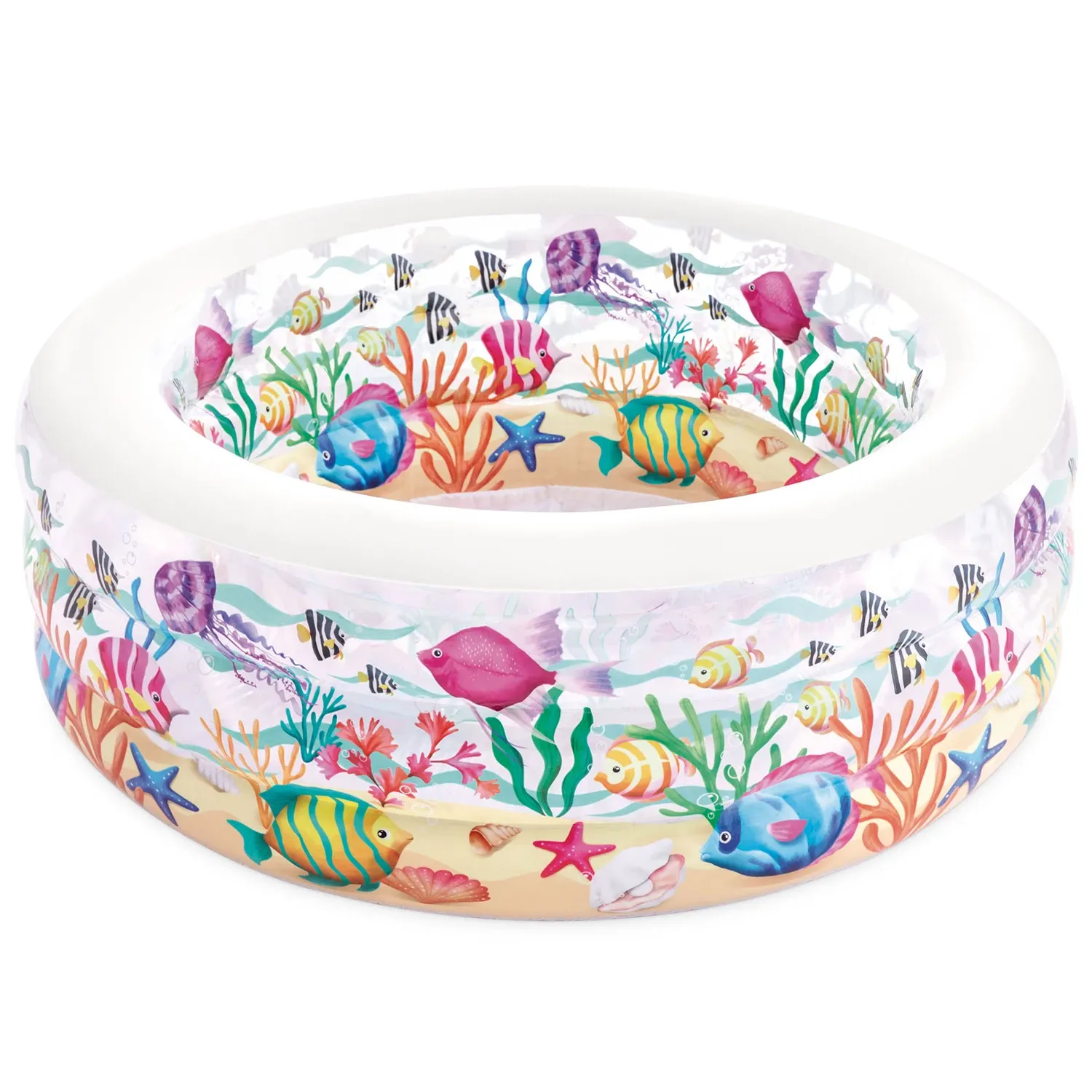 Pripučiamas baseinas, vaikiškas baseinėlis, akvariumas, 152x56 cm, INTEX 58480 - nuotrauka 1