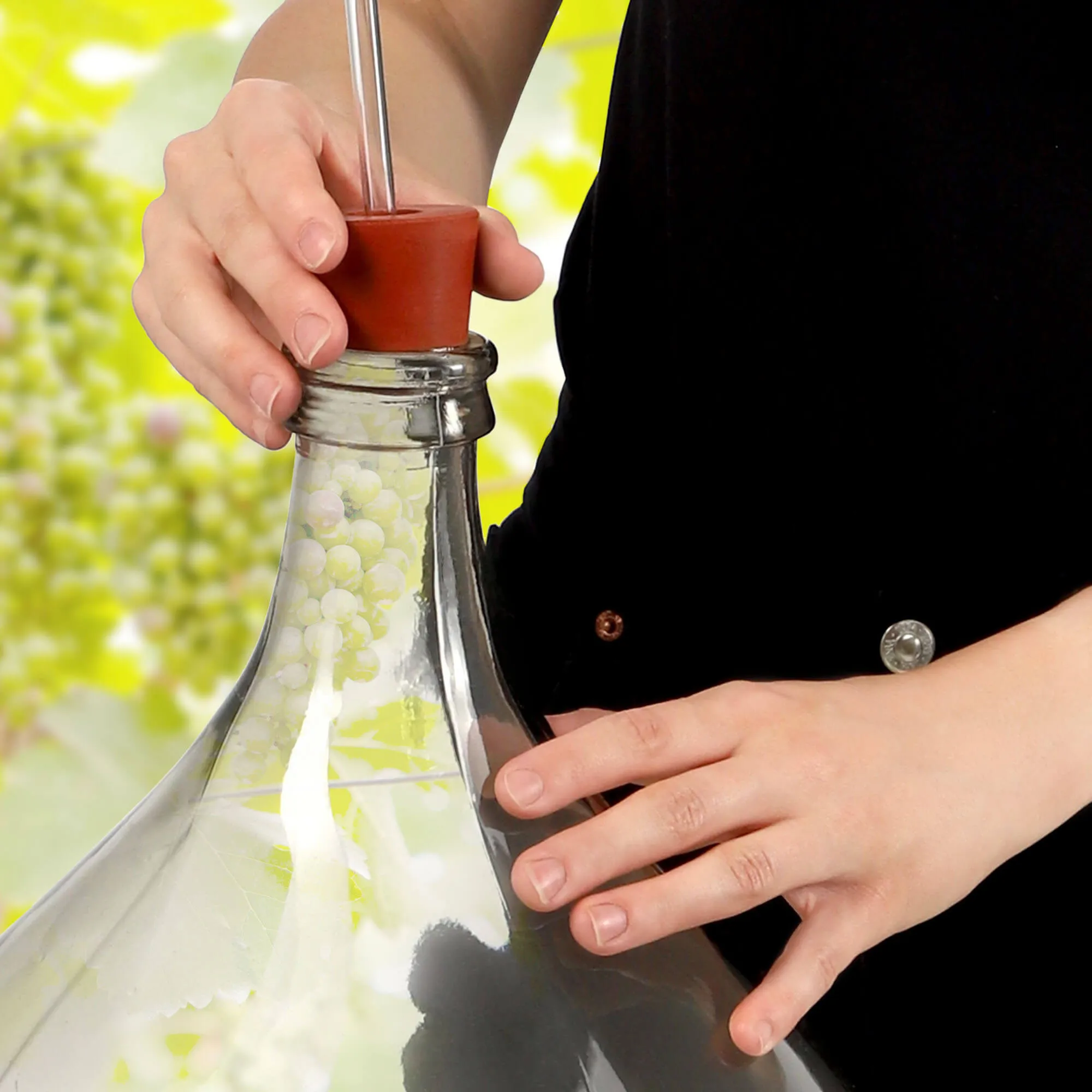 Vyno rinkinys 20 l butelis + kamštis nr. 3 + plastikinis vamzdelis