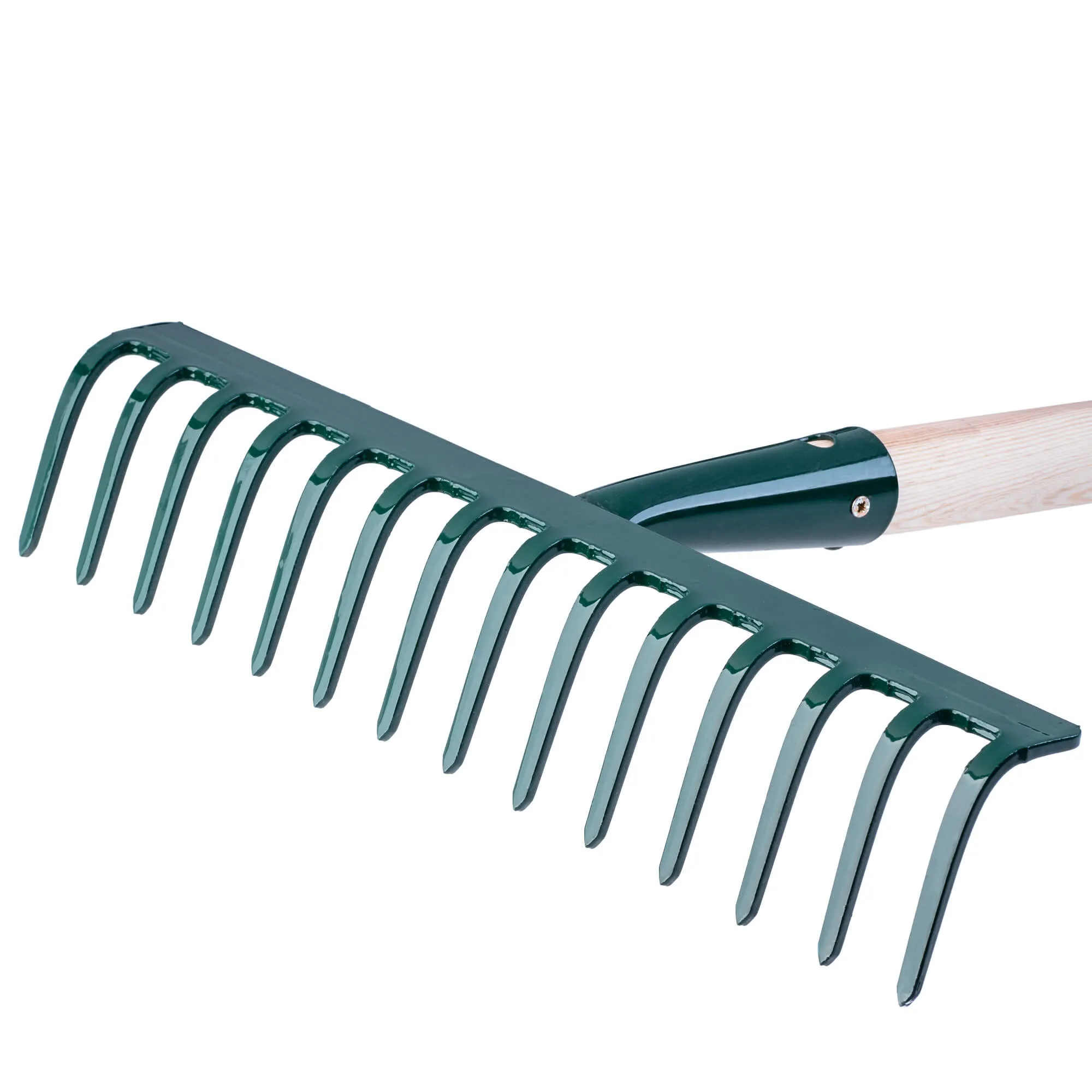 Vagen metalinis grėblys 138 x 35 cm, žalias