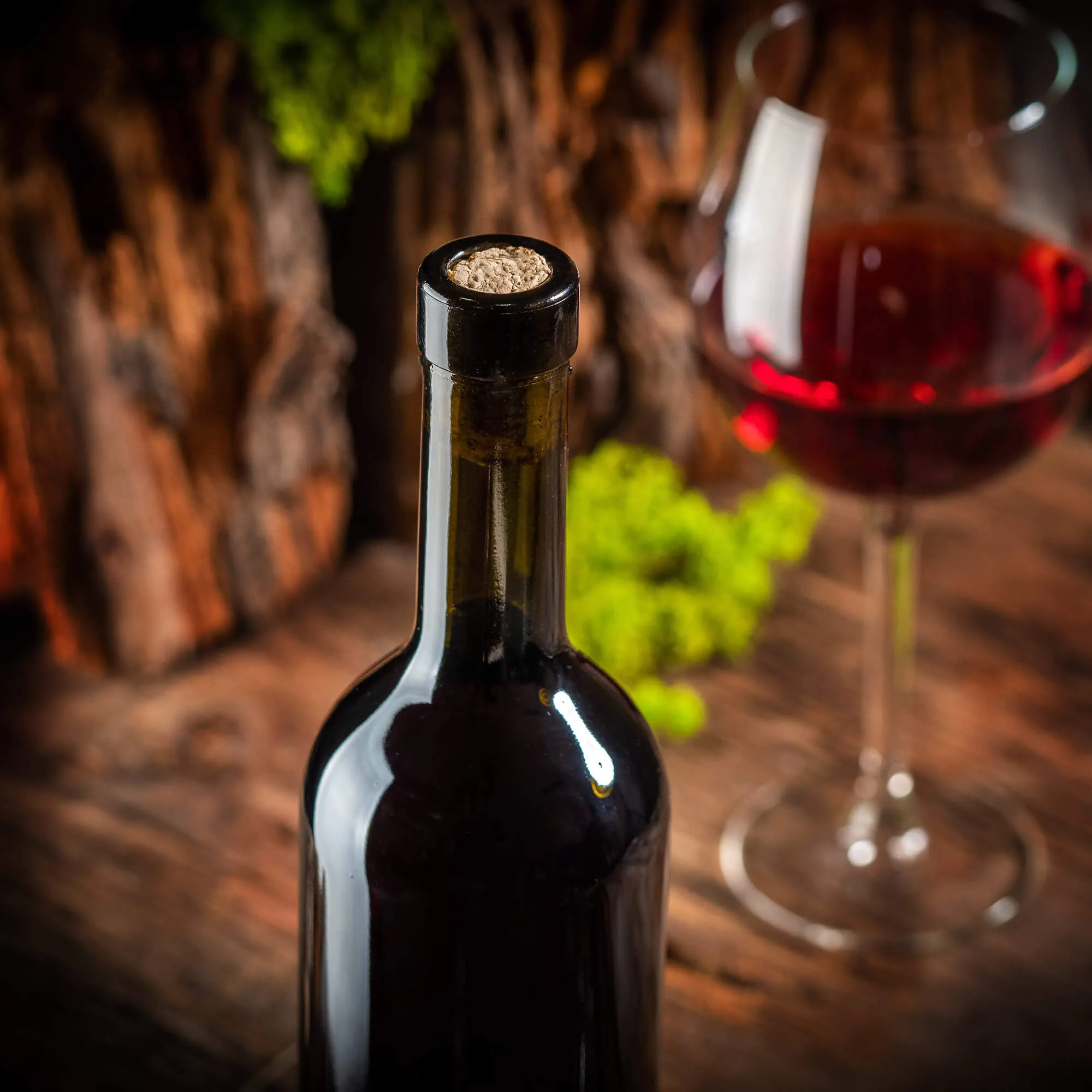 Biagio vyno buteliai 750 ml alyvuogių spalvos be kamščio, 10 vnt.