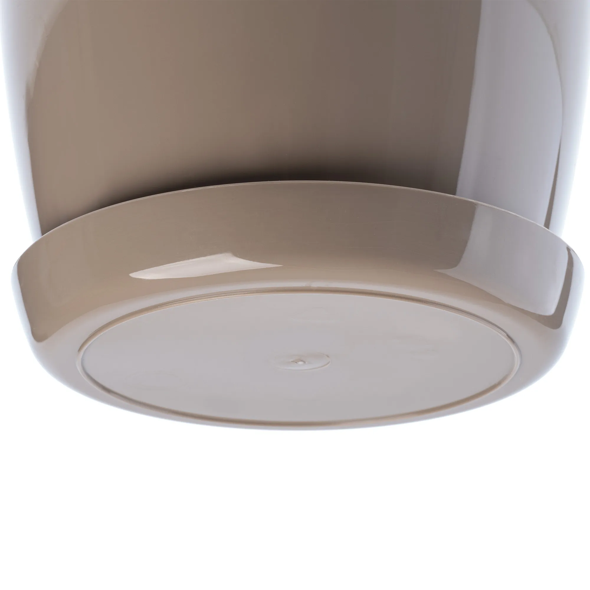 Agen gėlių vazonas su smėlio spalvos lėkštute