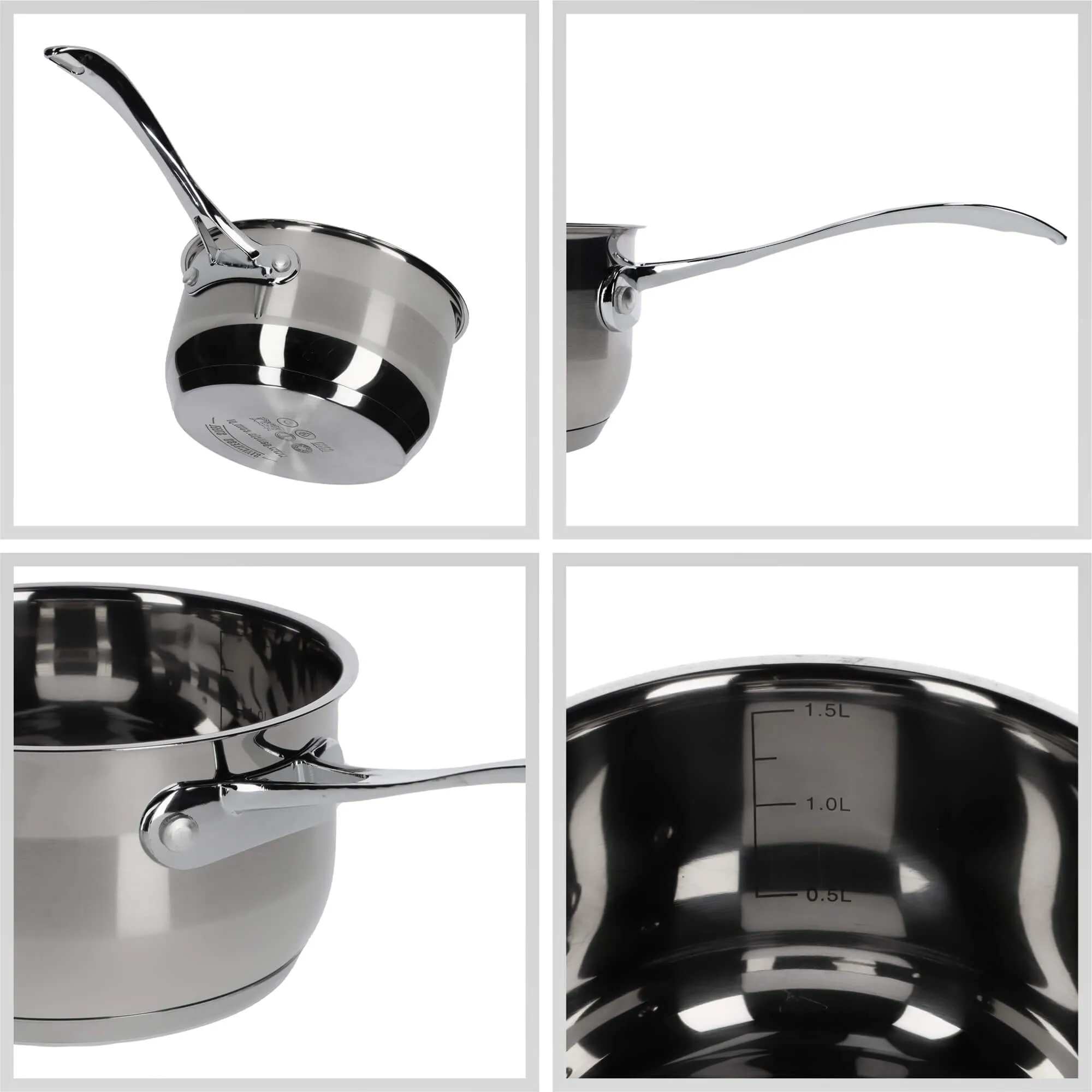 Berme 1,8 l plieninis puodas su rankena