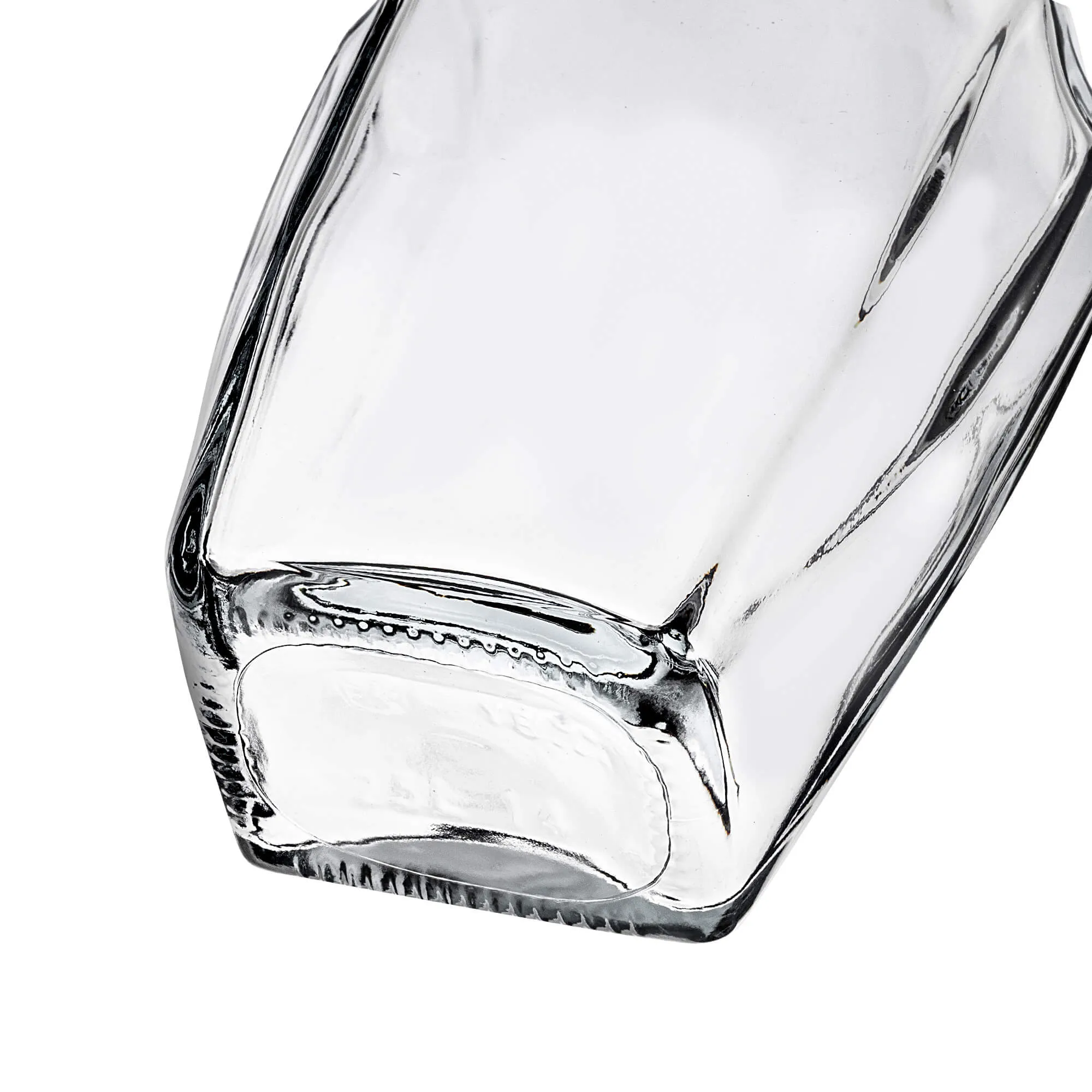 Stiklinis buteliukas „Faenza“ tinktūrai 250 ml su raudonu dangteliu 1 vnt.