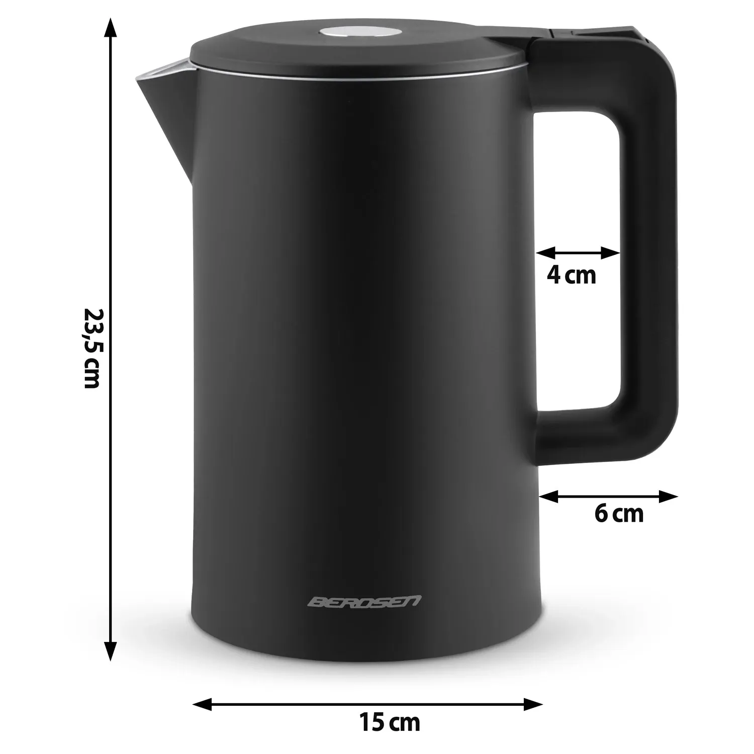 Berdsen BD-710 elektrinis virdulys 1,7 l juodas - nuotrauka 1
