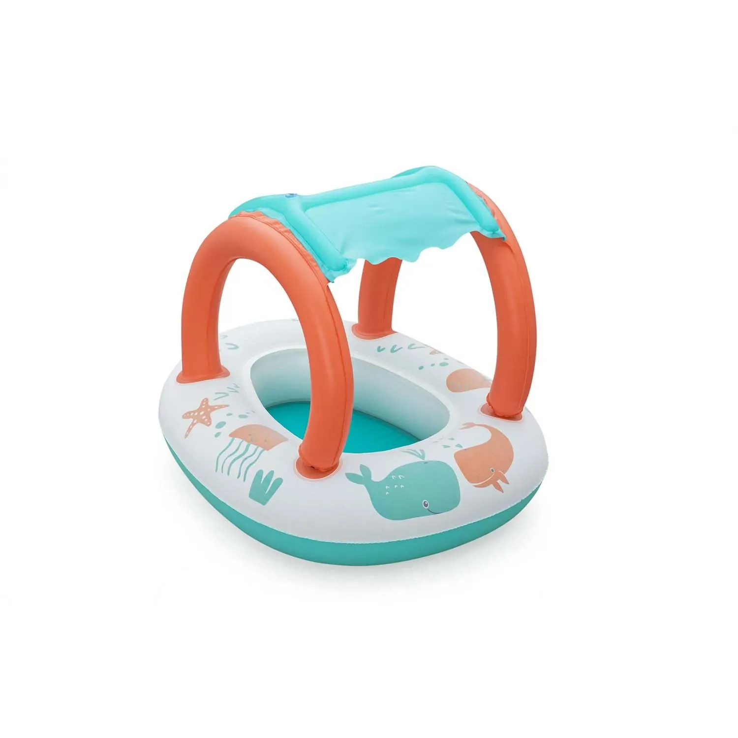 Pripučiamas pontonas vaikams su stogeliu maudynėms „Bestway“ - nuotrauka 1