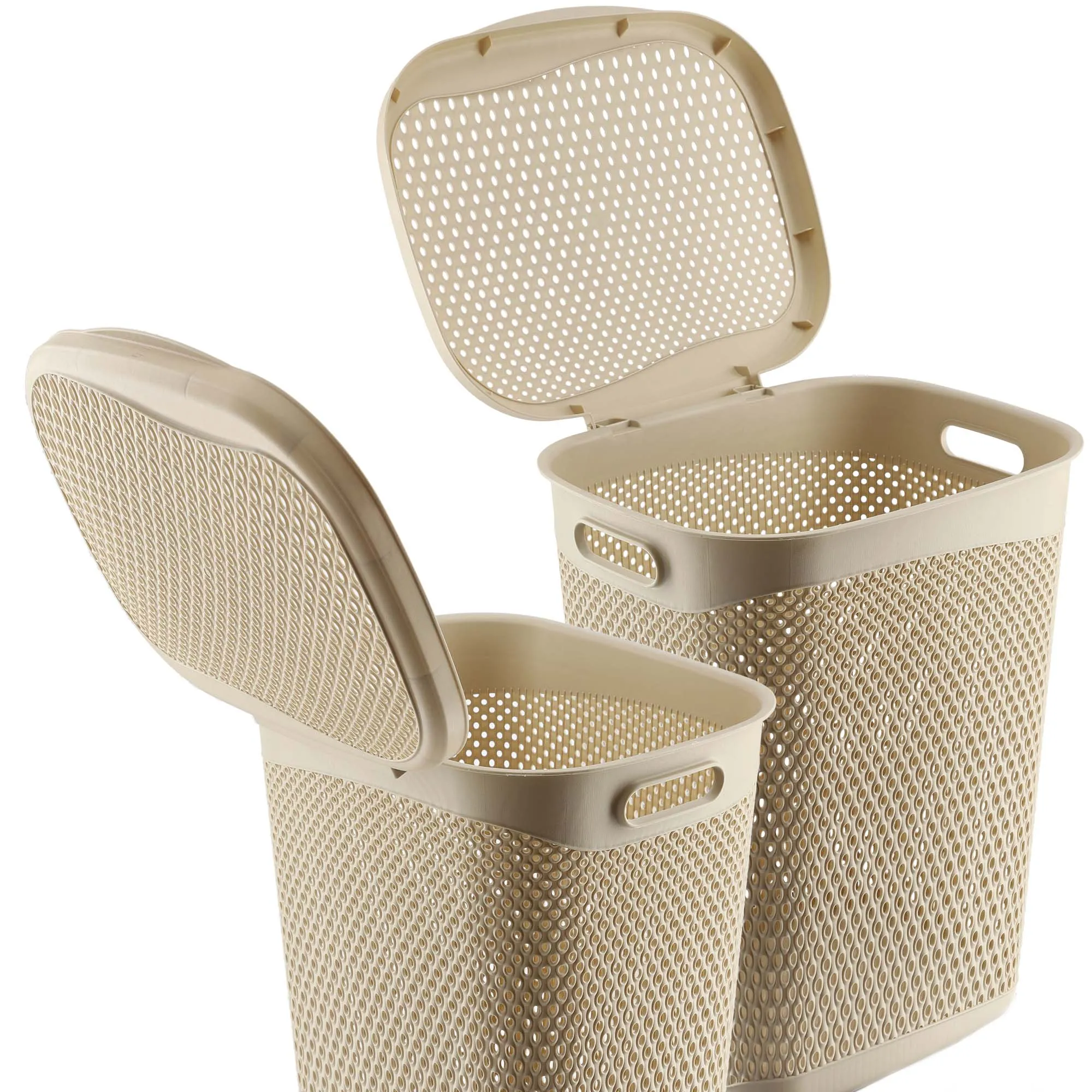 Briec skalbinių krepšys, 55 l, smėlio spalvos