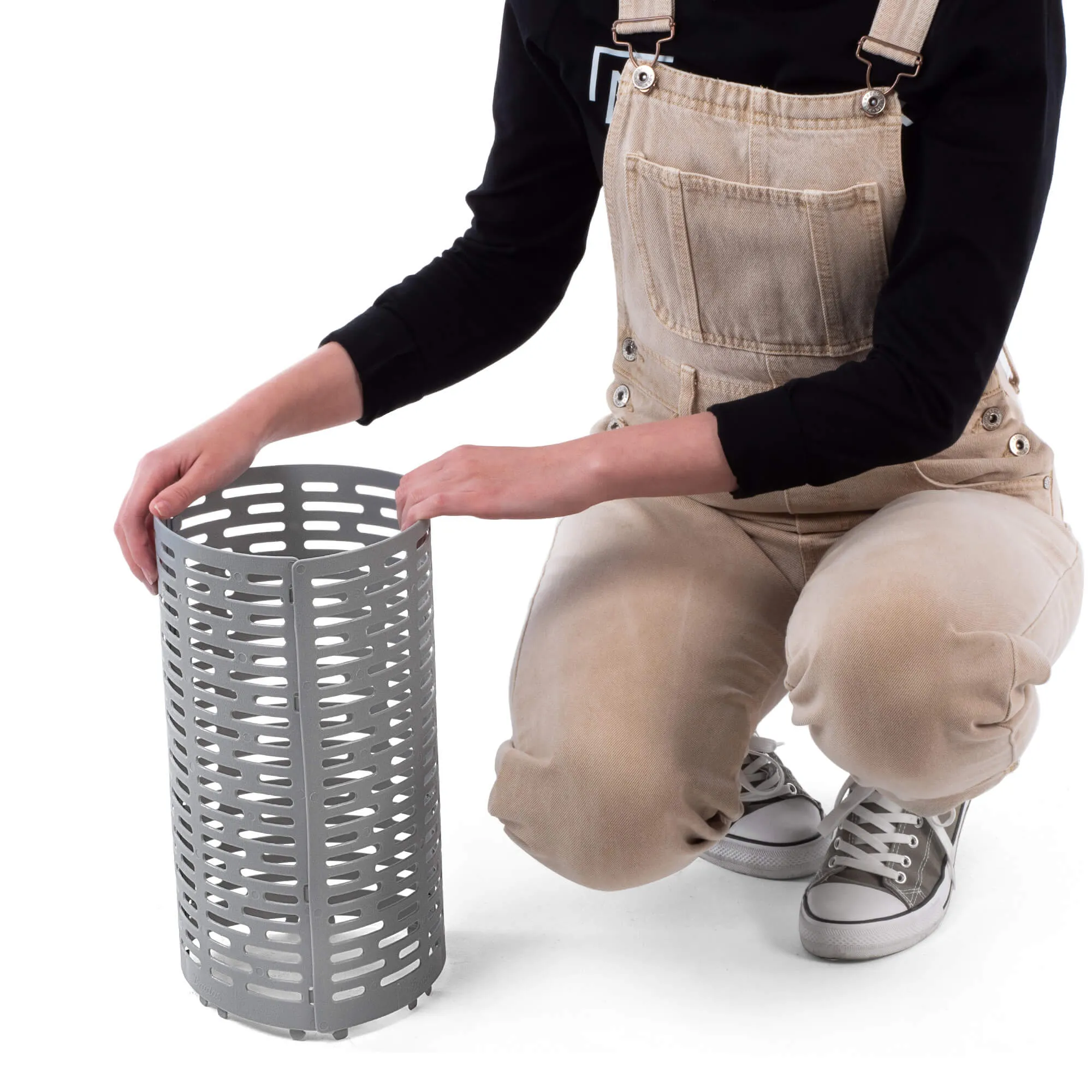 Ydes medžio kamieno uždangalai 20 x 33 cm pilki 3 vnt.