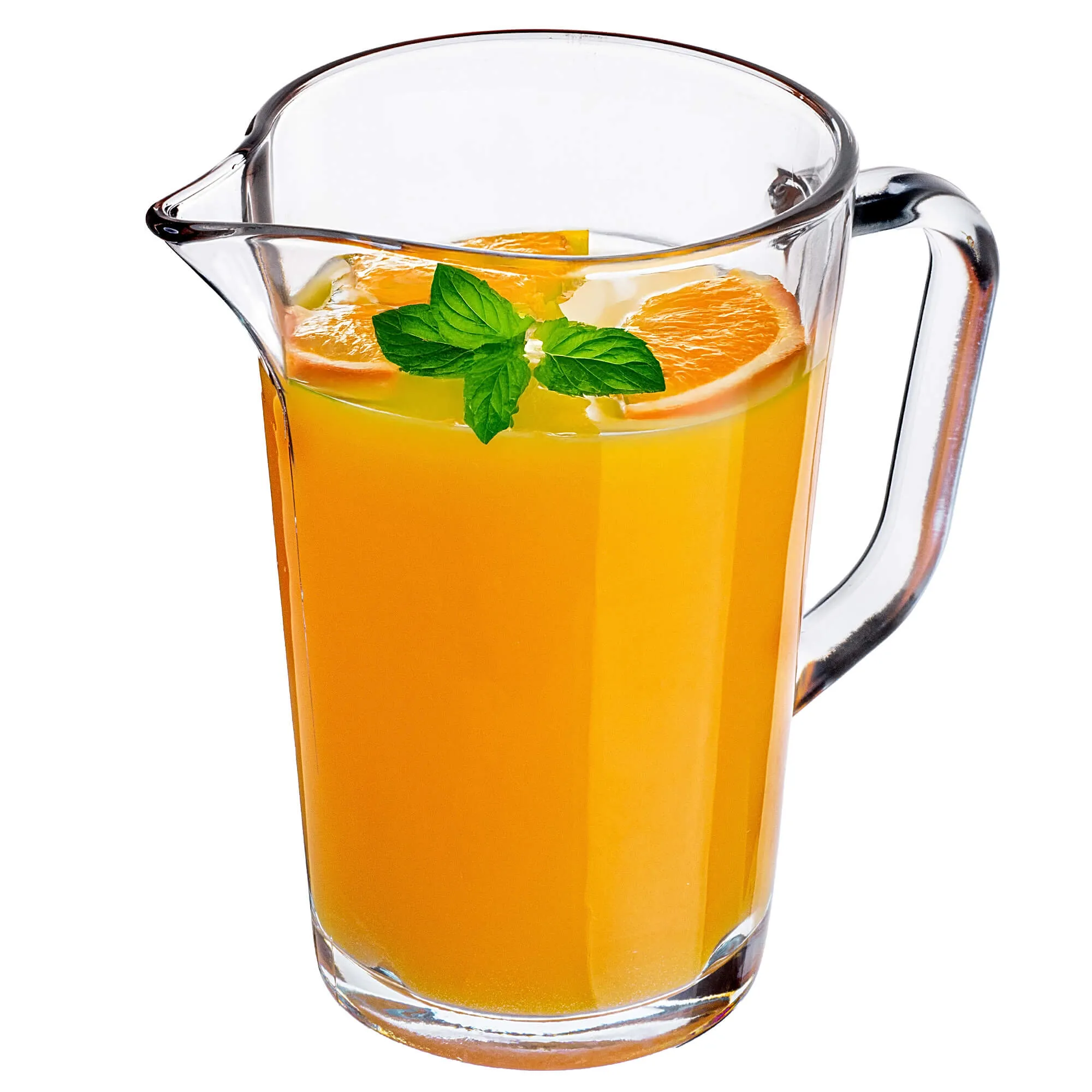 Mels stiklinis ąsotis 1 l, 2 vnt.