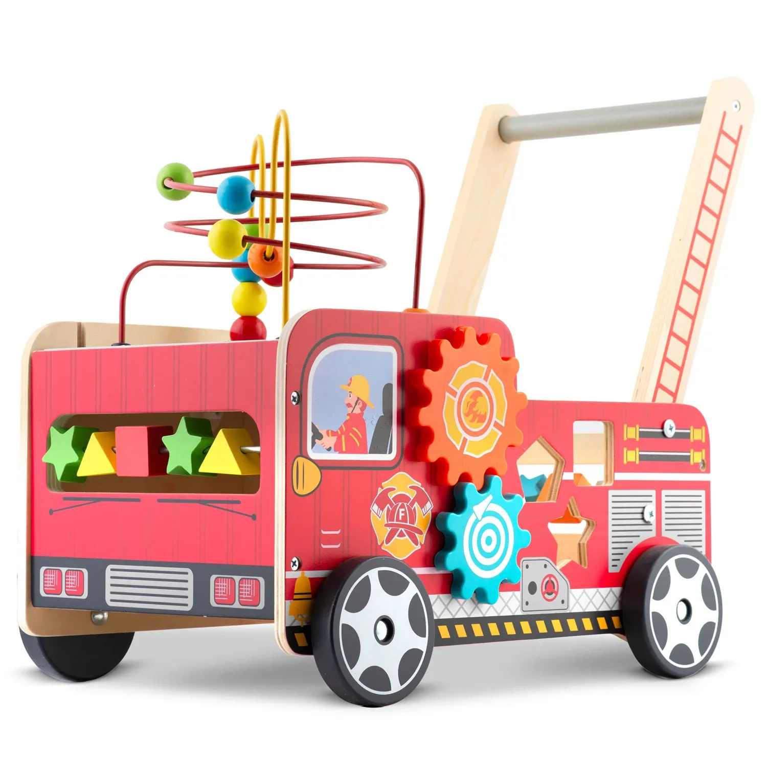 Medinis ugniagesių komandos vaikštynė RK-873 Ricokids - nuotrauka 1