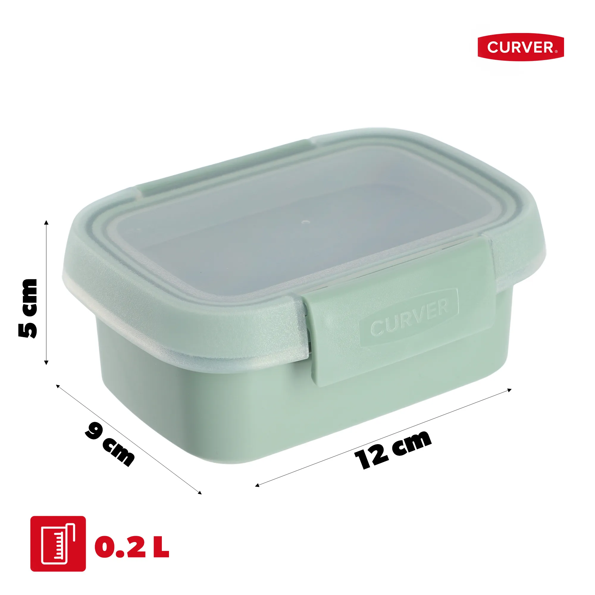 „Curver Smart To Go Eco Line Snack“ maisto indelis, 0,2 l