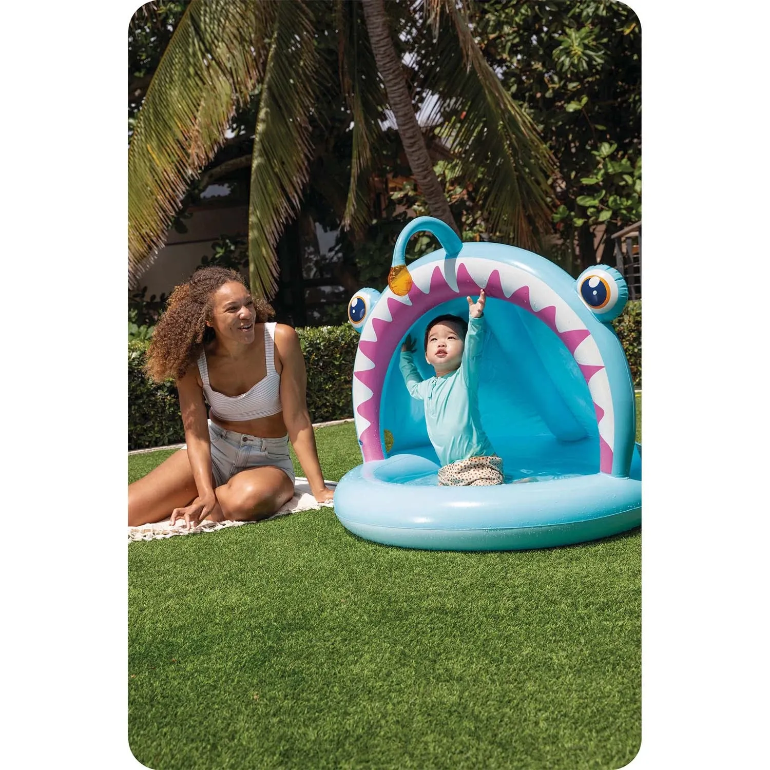 Intex 58419 žvejo baseinas su stogu, 102 x 94 cm - nuotrauka 1
