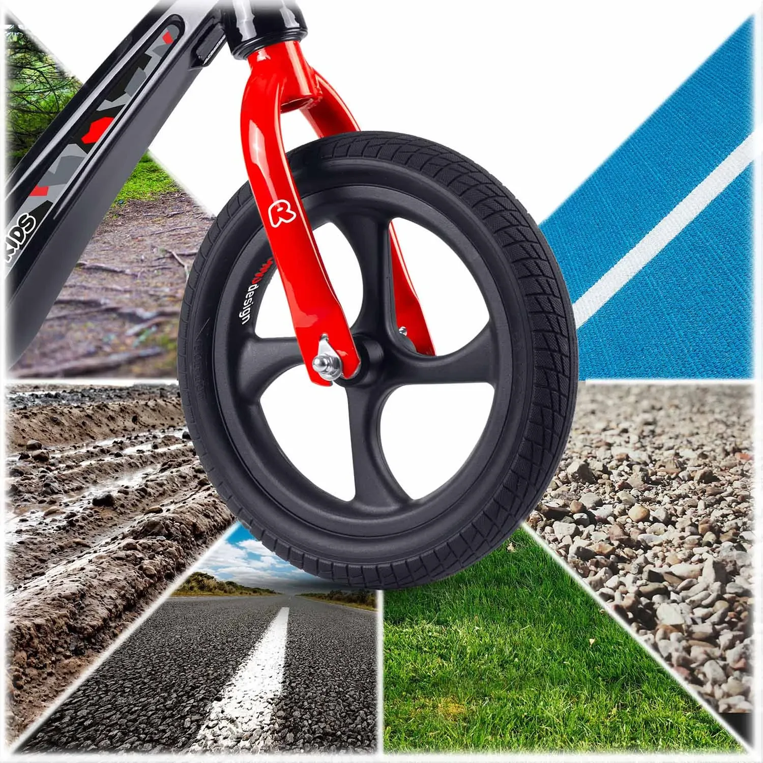 Ricokids FUNNU balansinis dviratis vaikams - nuotrauka 1