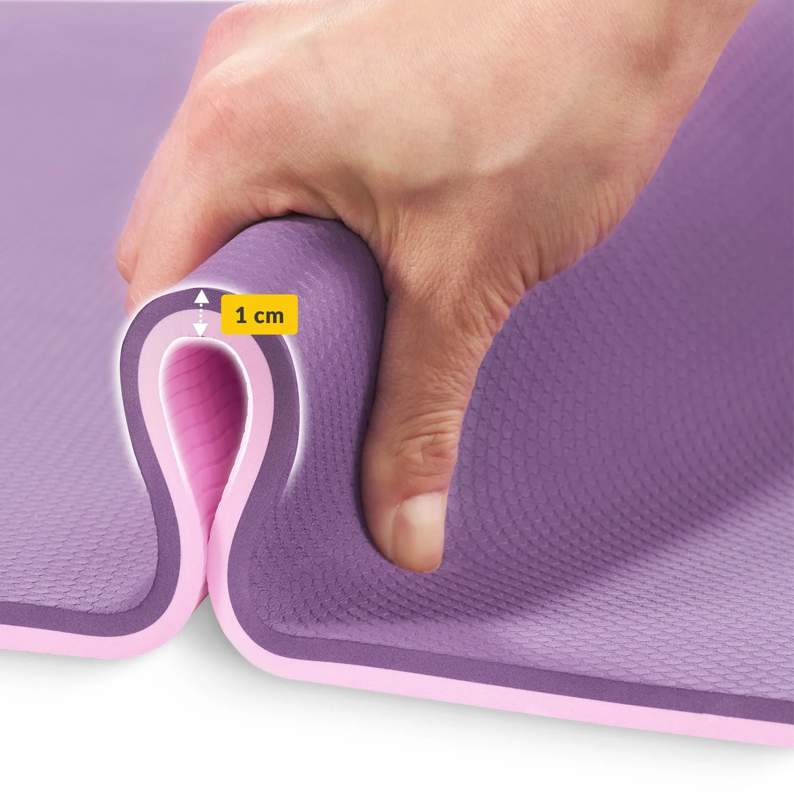 TPE neslystantis jogos ir mankštos kilimėlis