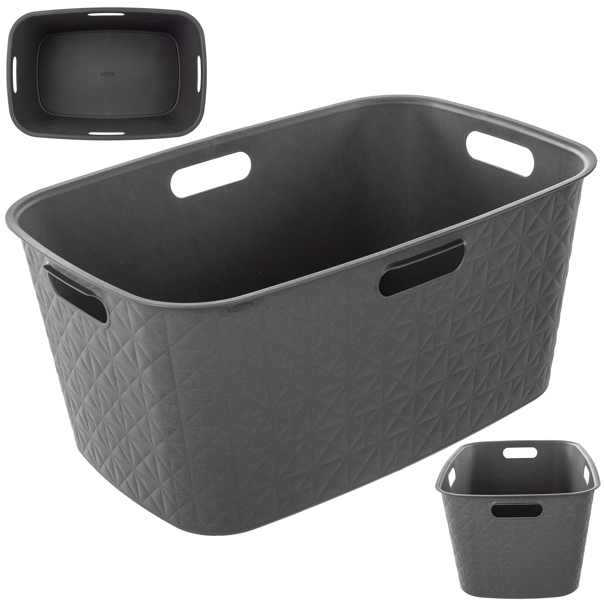 „Curver Softex“ 45 l pilkas lyginimo krepšys