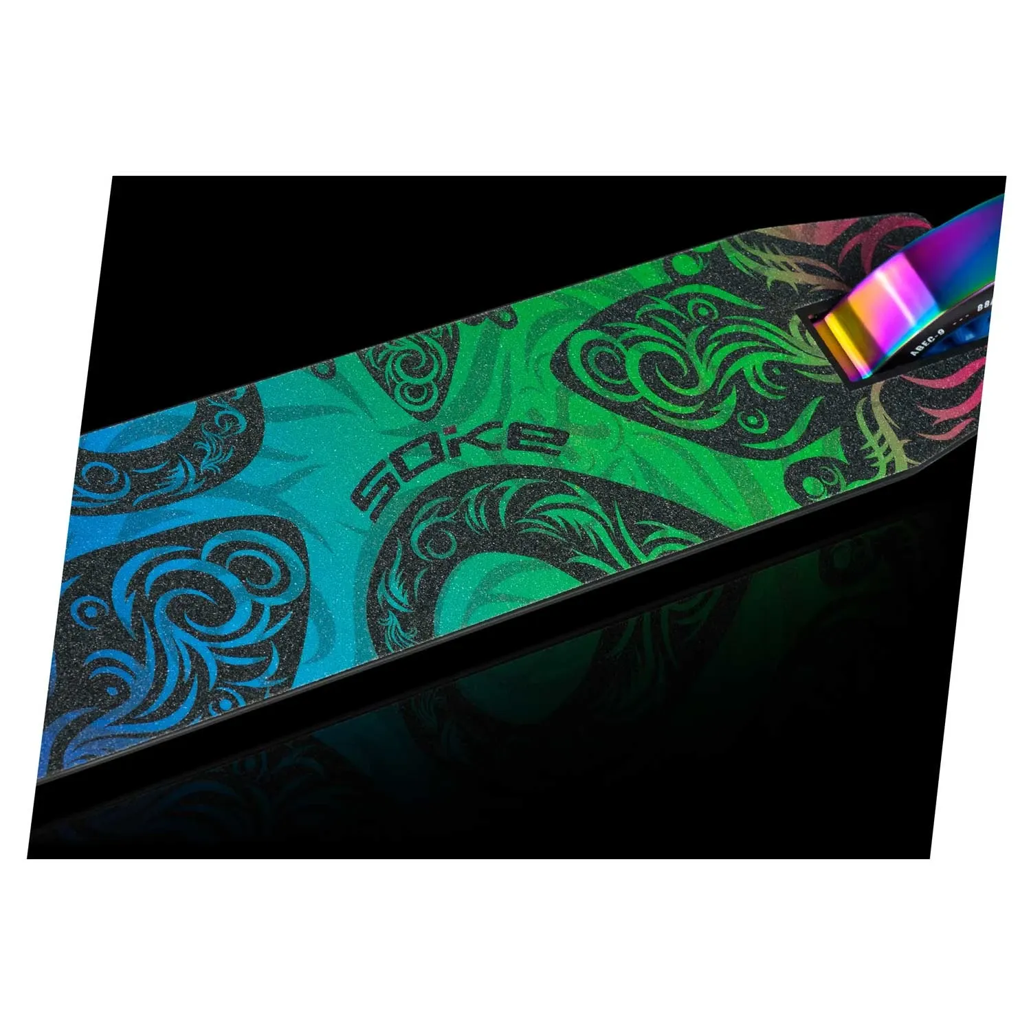 SOKE EVO gatvės juodas triukų paspirtukas - nuotrauka 1