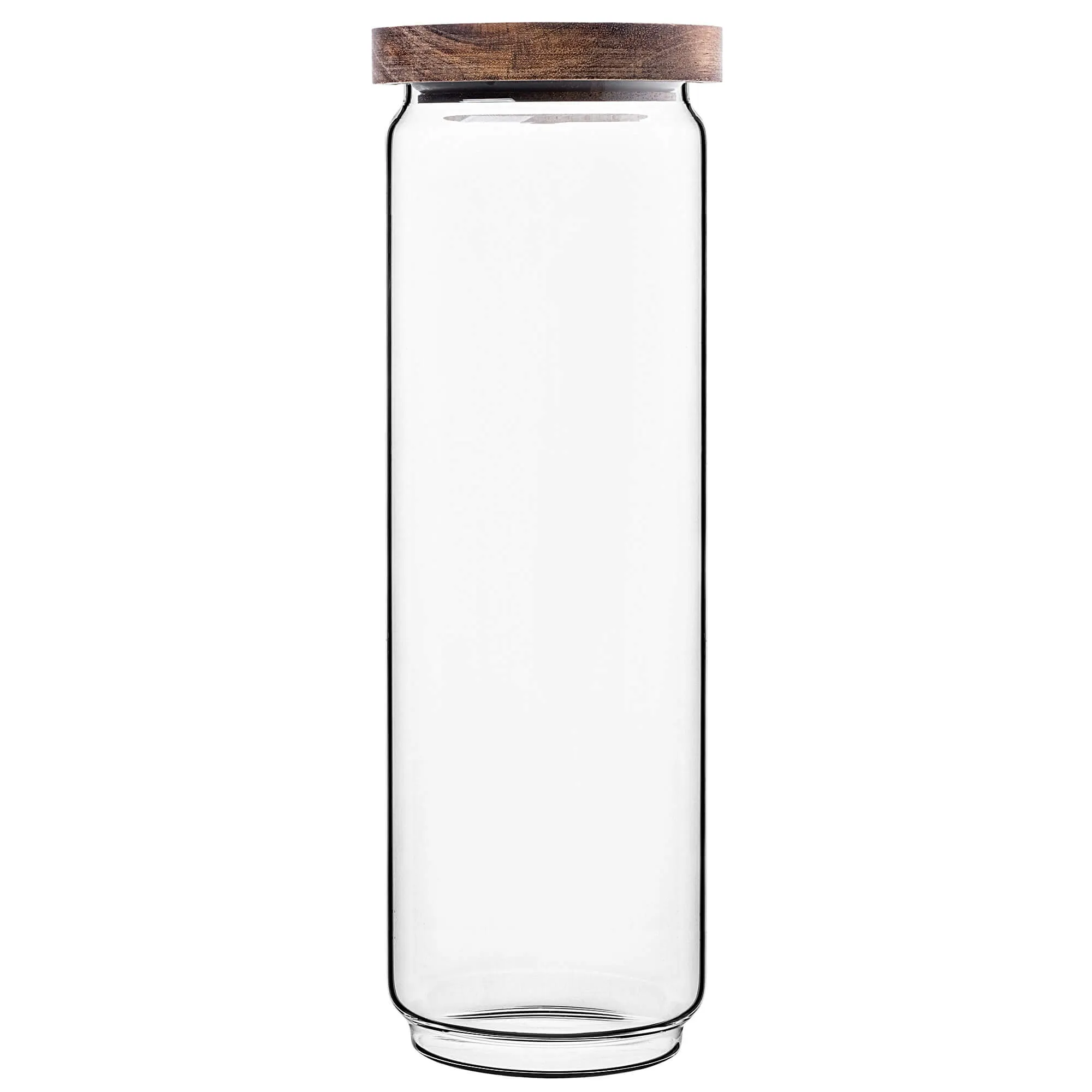 Rucce stikliniai maisto indeliai su mediniu dangteliu, 1550 ml, 3 vnt.