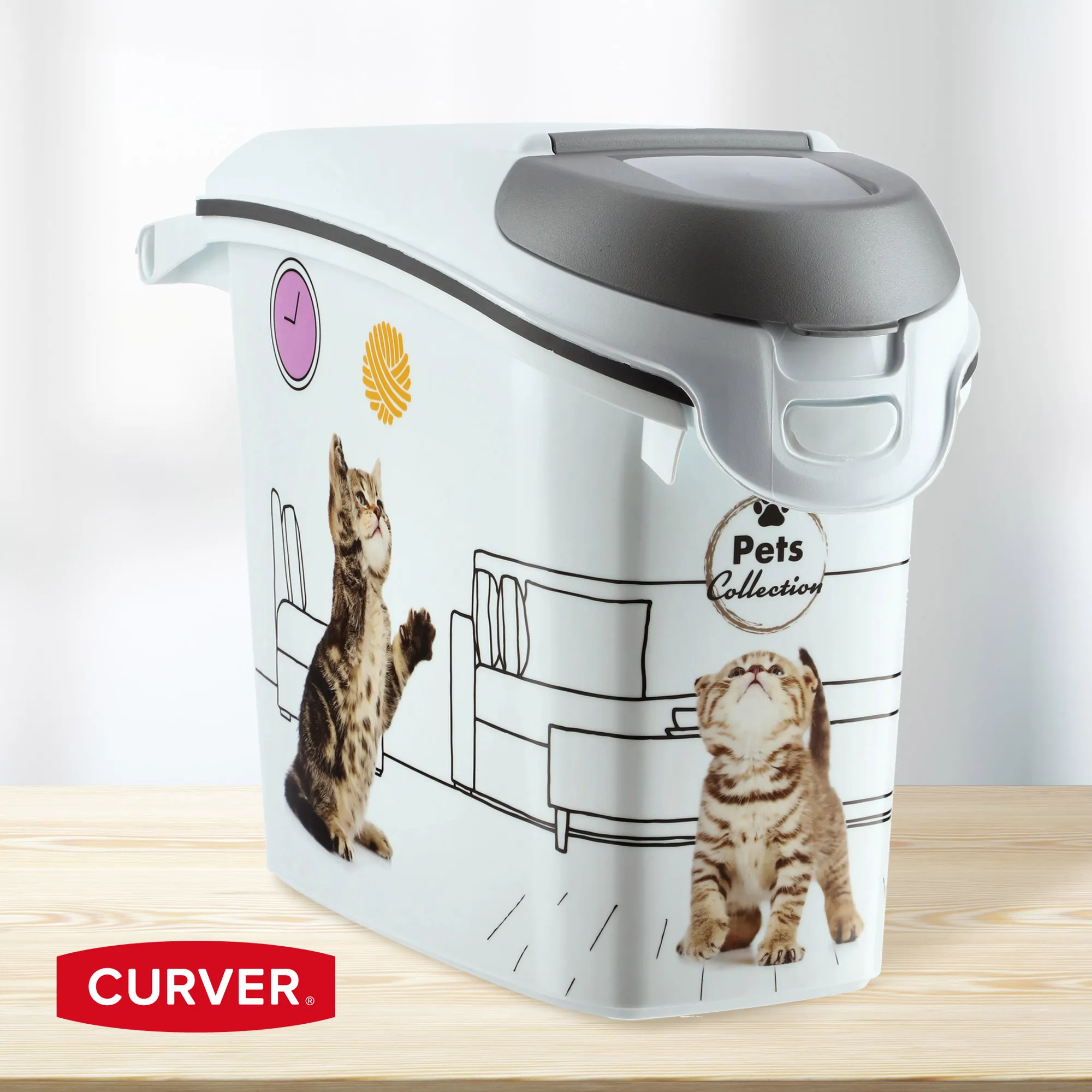 Curver Pet Life kačių maisto konteineris 15 l