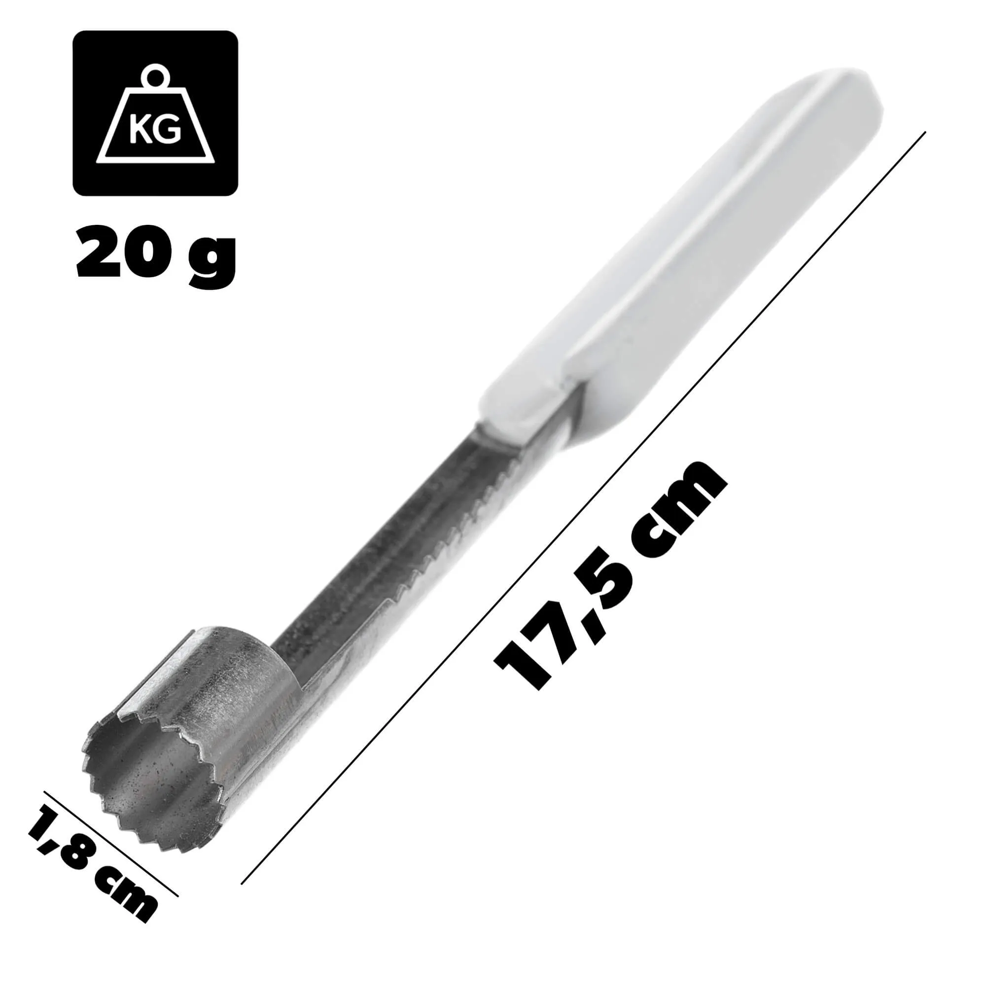 Spada obuolių kauliukų išėmiklis, spalvų mišinys