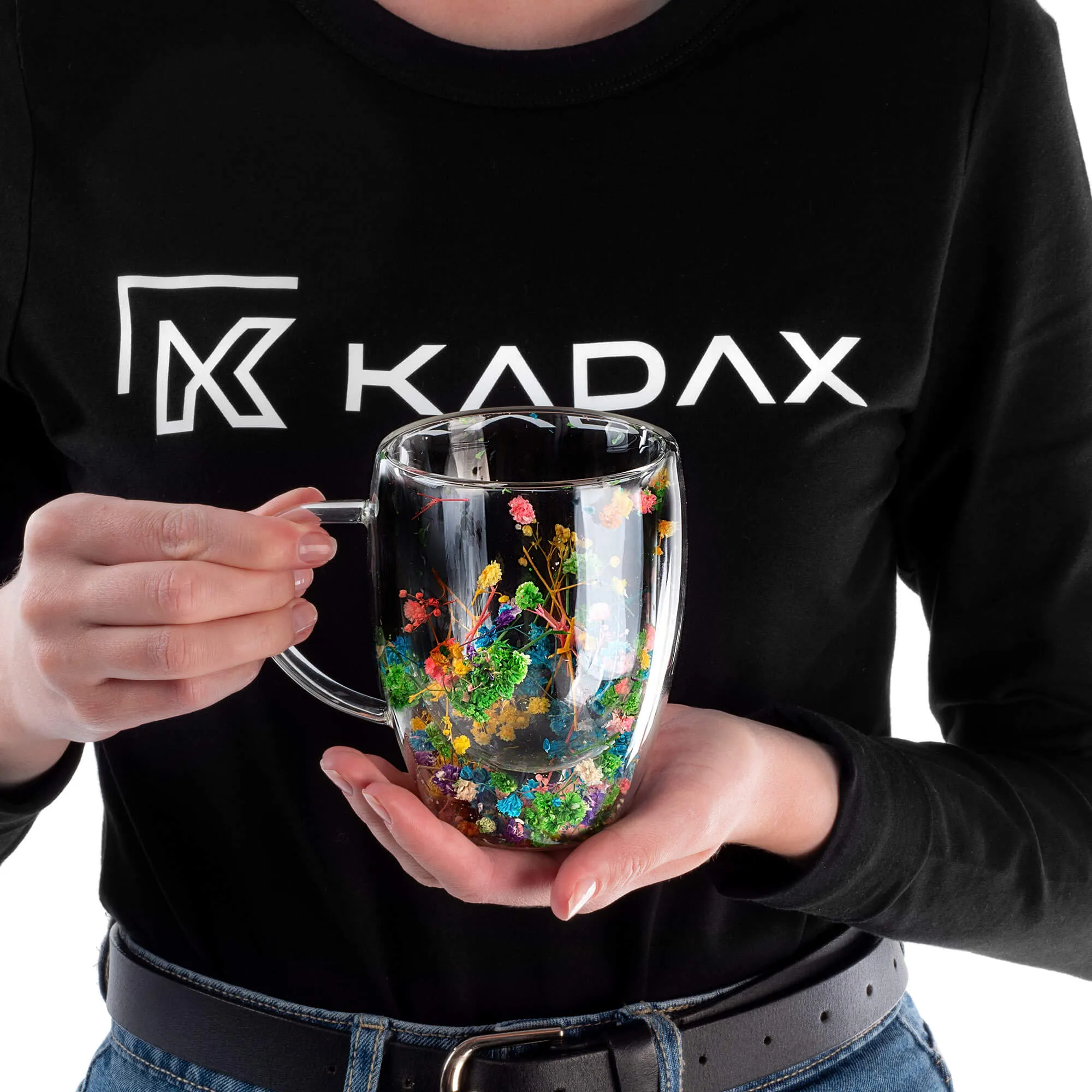 Terminis puodelis su gėlių motyvu „Riga“ 350 ml, daugiaspalvis, 1 vnt.