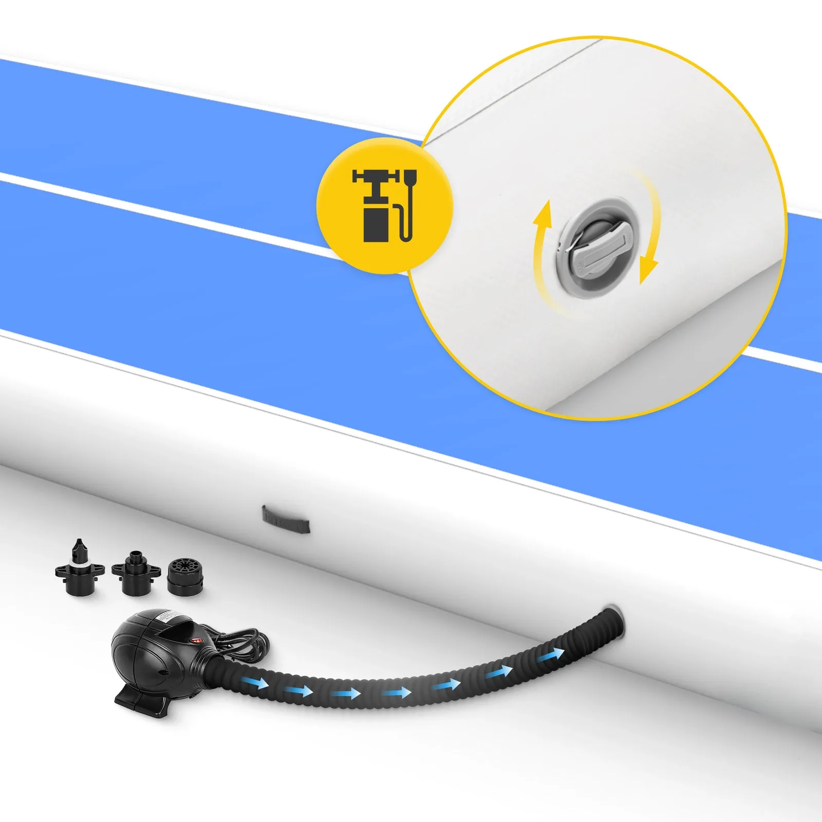 Akrobatinis takelis „AIR MAT PRO“ 12 x 2 x 0