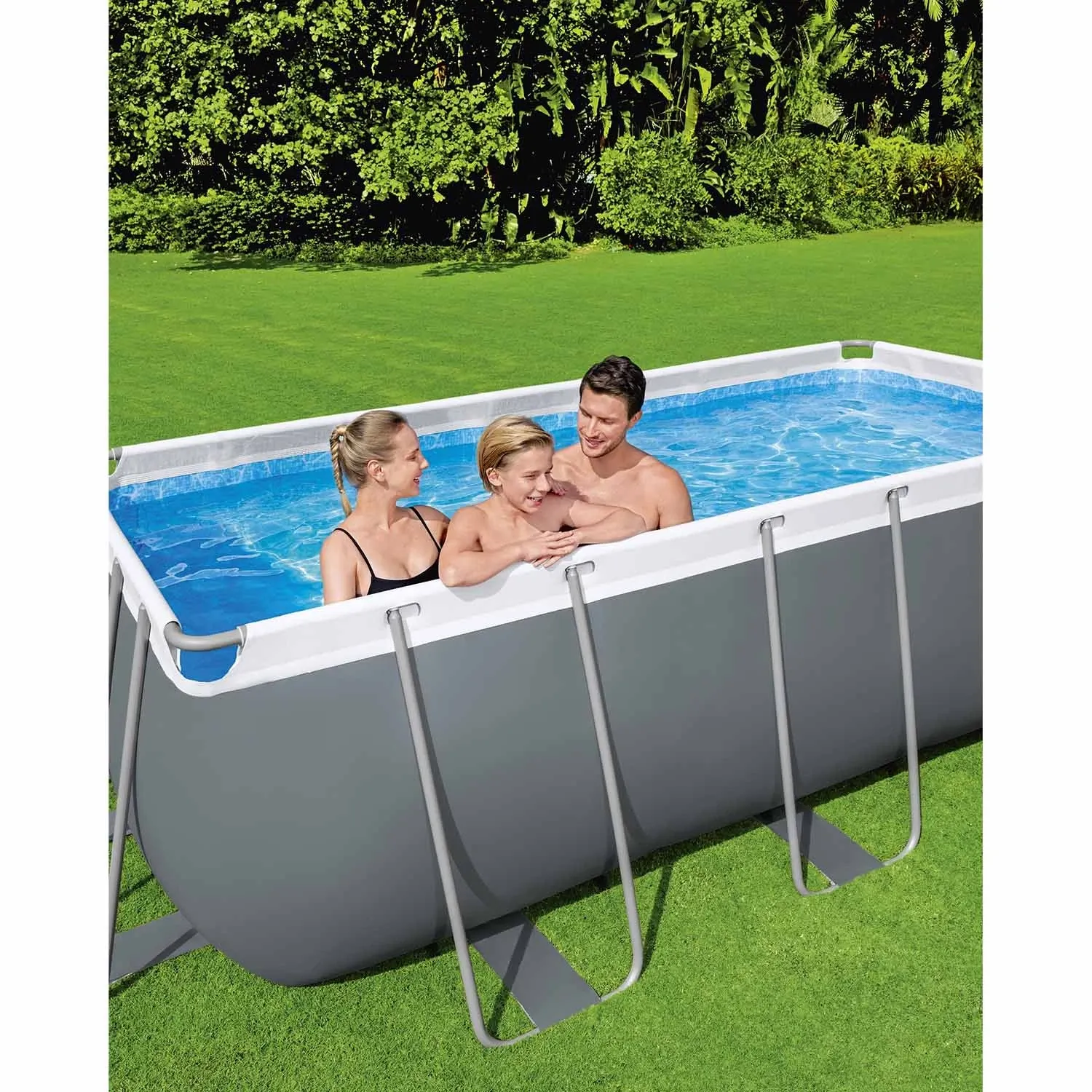 Karkasinis sodo baseinas 412 x 201 x 122 cm 10 viename BESTWAY 56457N - nuotrauka 1