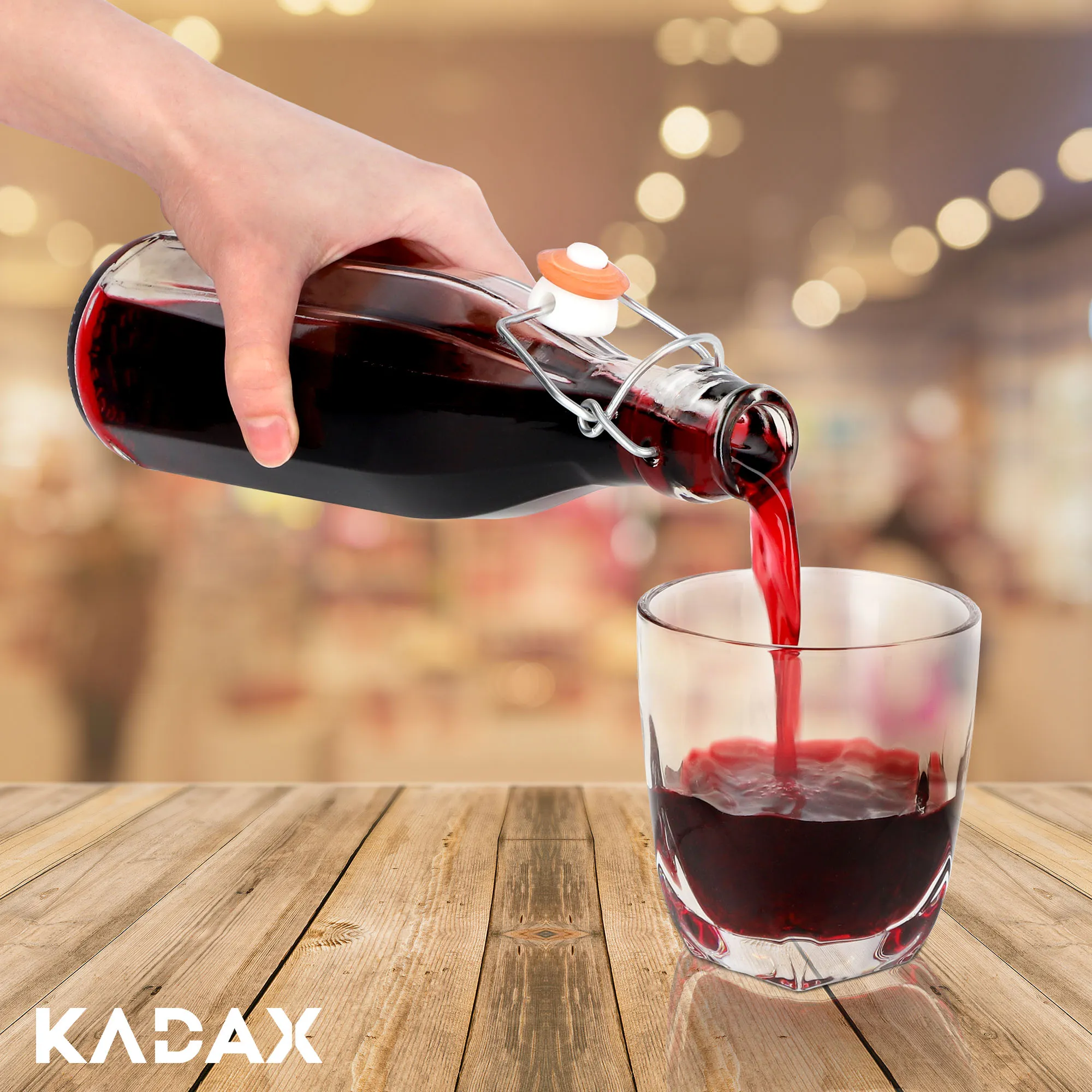 Tore stiklinis butelis su kamščiu 500 ml