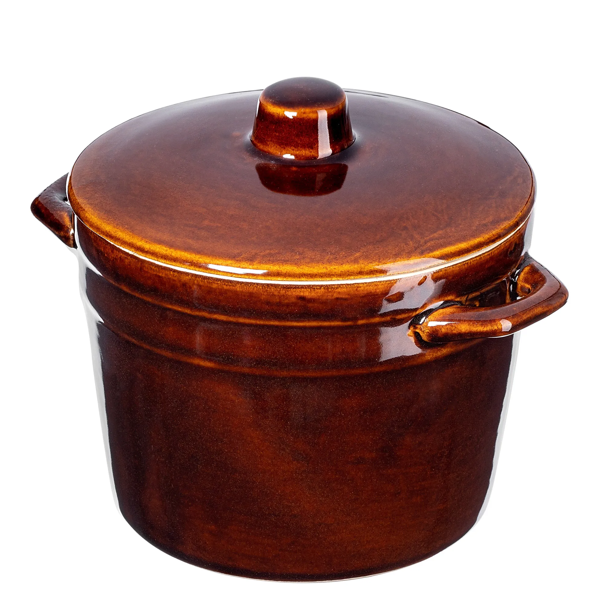 Athena akmens masės puodas 1,5 l 15 cm su dangčiu