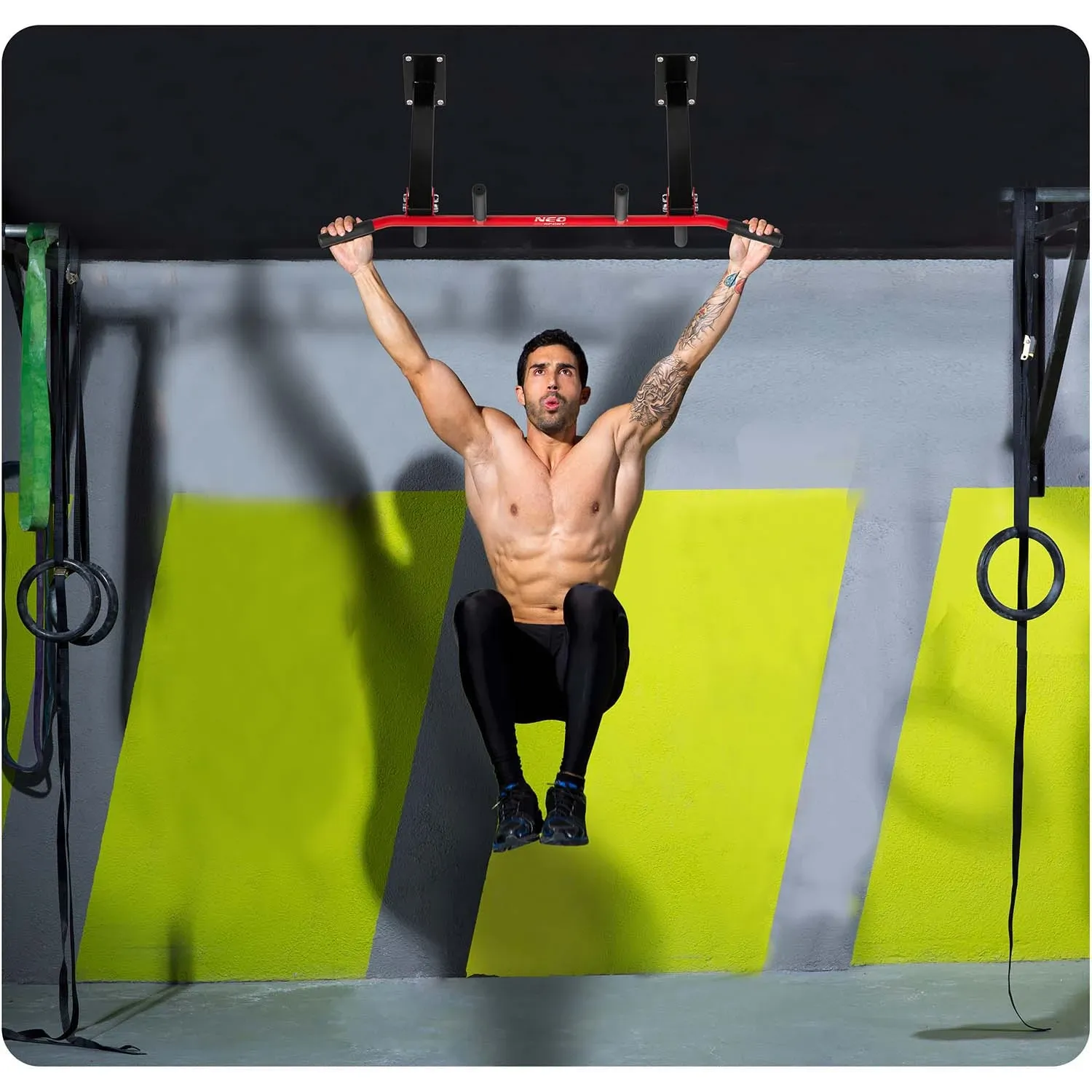 Prie lubų tvirtinamas prisitraukimų skersinis NS-317 - nuotrauka 1