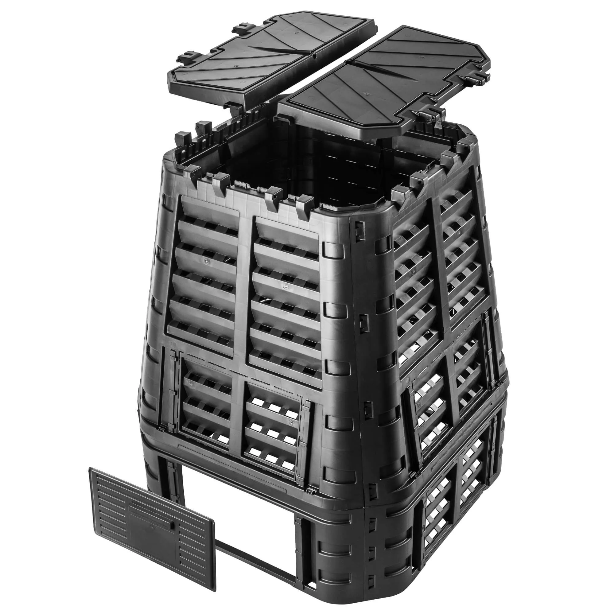 Boko 740L sodo kompostinė, juoda