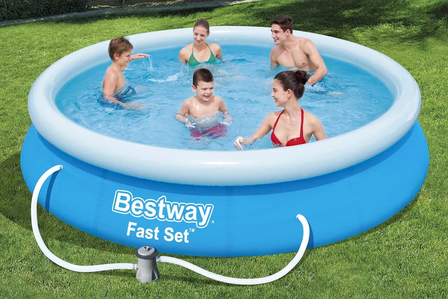 Sodo išplėtimo baseinas 366 x 76 cm 17 viename „Bestway 57274“ - nuotrauka 1