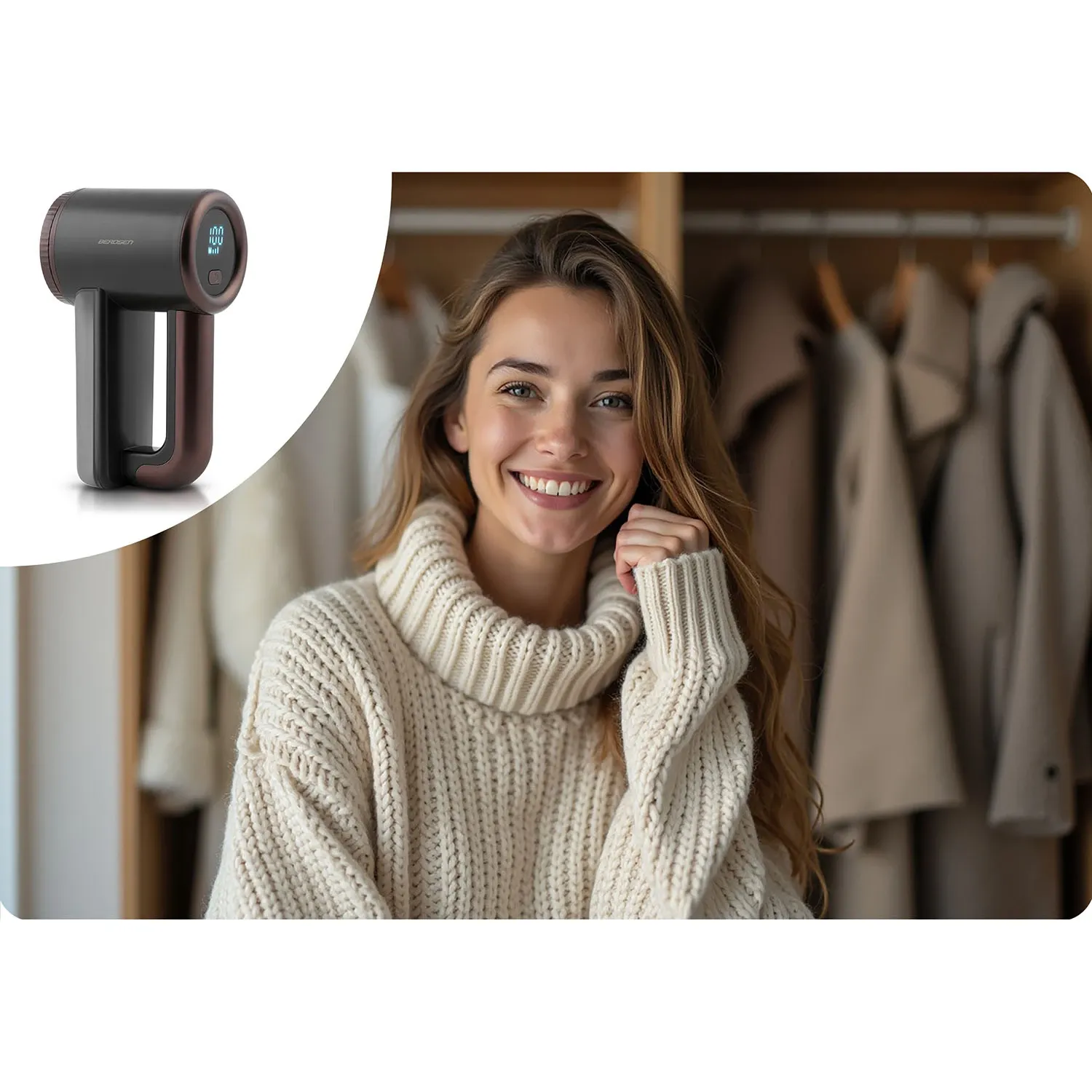 Berdsen BD-390 elektrinis drabužių skustuvas - nuotrauka 1