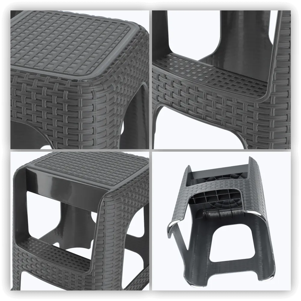 Laiptelis-koptukas, 2 laipteliai, pilkas, 160 kg