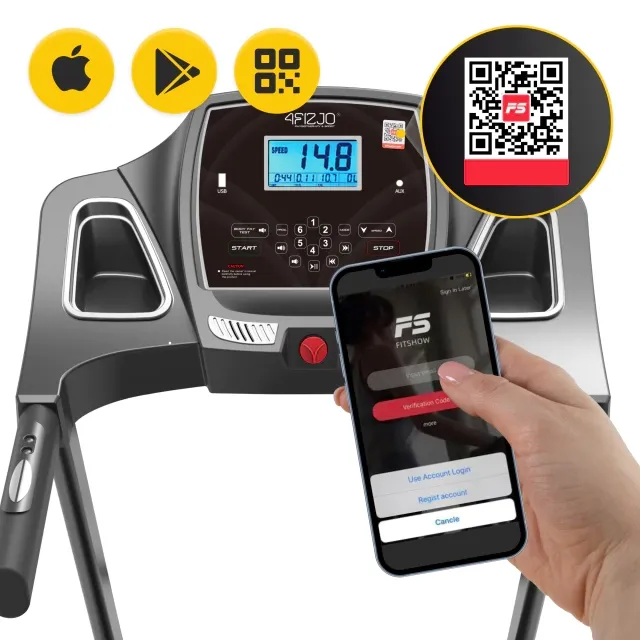 TM FALCO reguliuojamas elektrinis bėgimo takelis namams