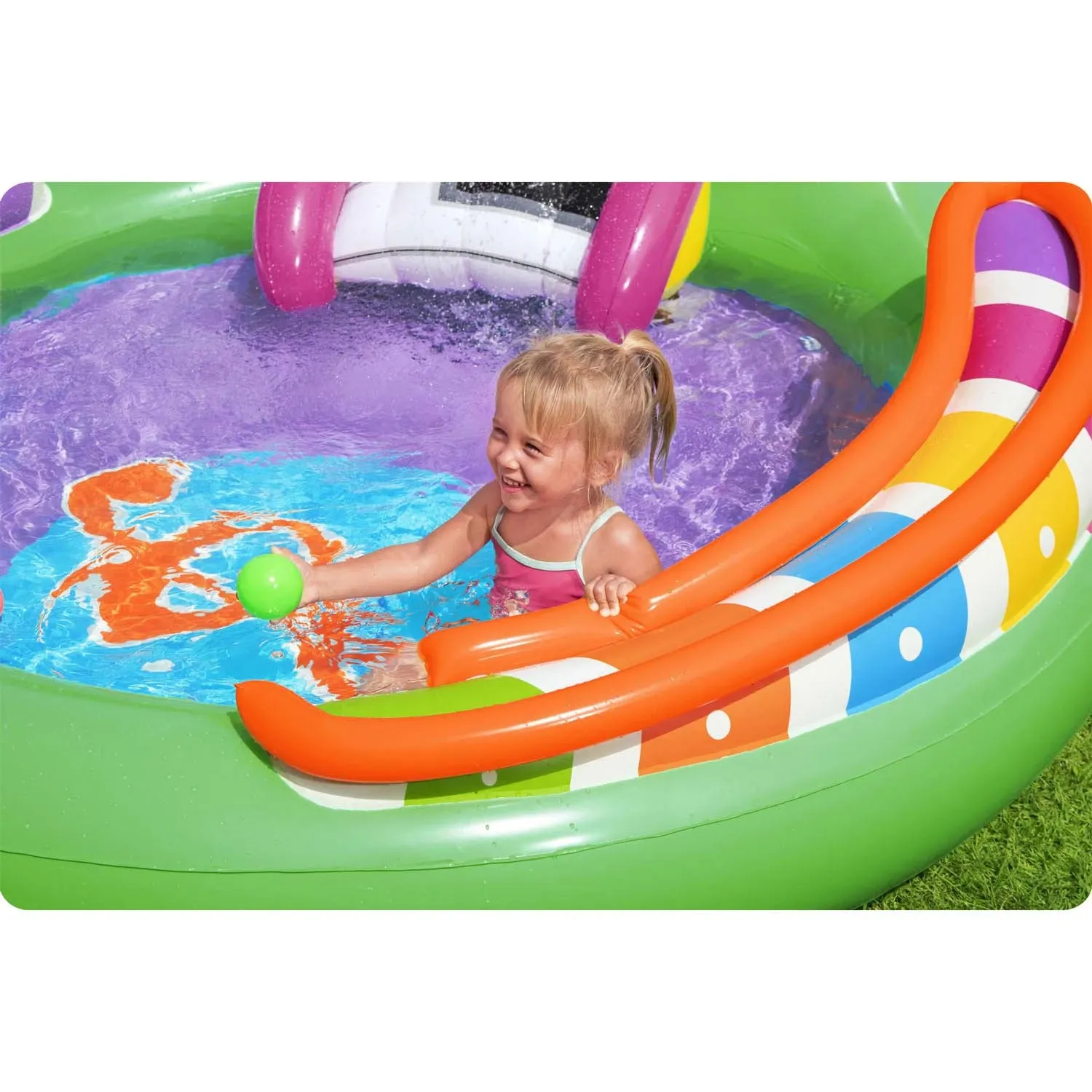 Pripučiama žaidimų aikštelė „Sing %27N splash“ 295 x 190 x 137 cm „Bestway 53117“ - nuotrauka 1